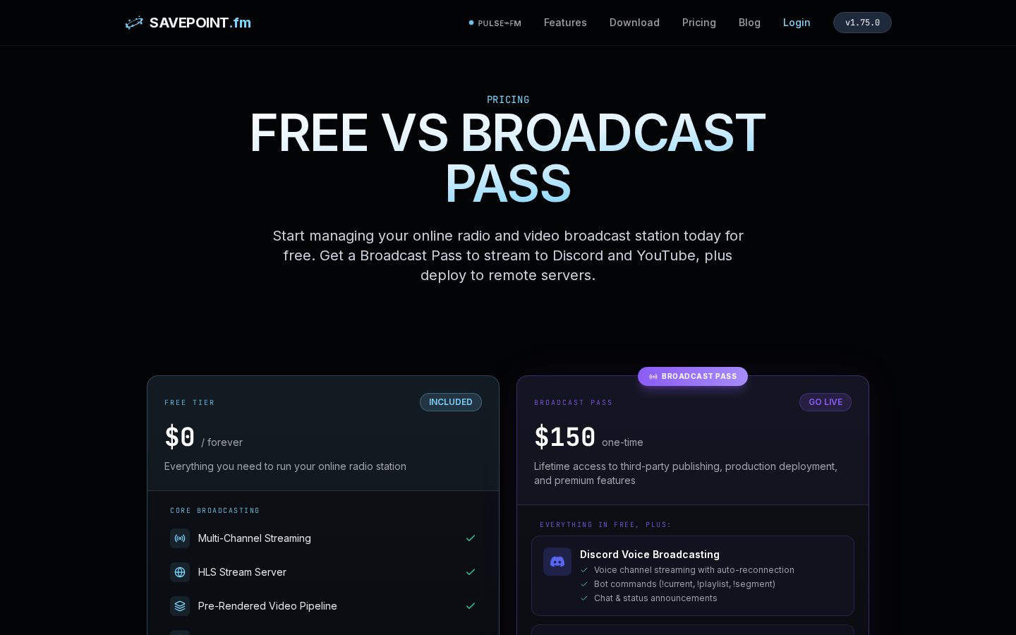 SavePoint Station Manager Pricing
