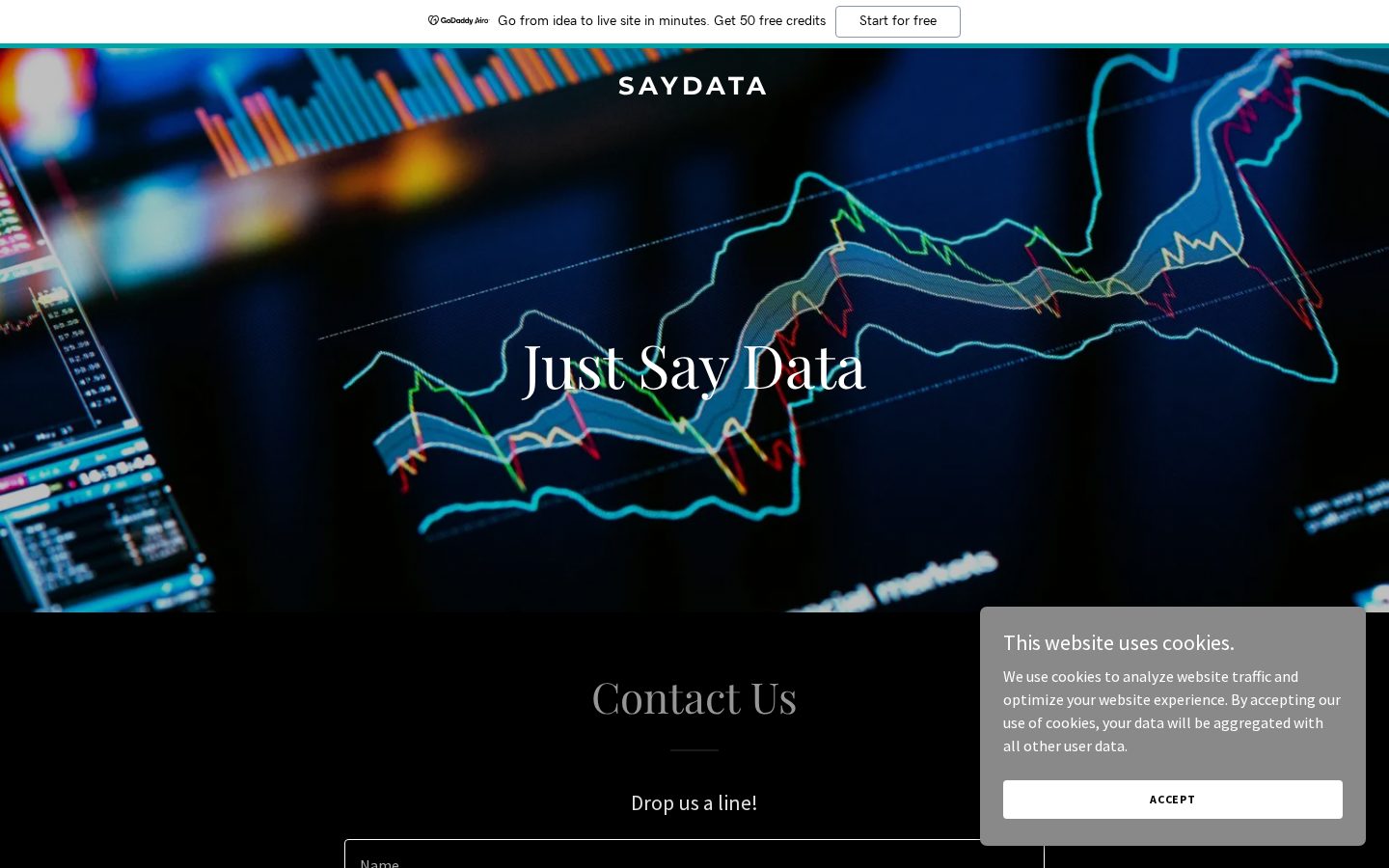 SayData Homepage