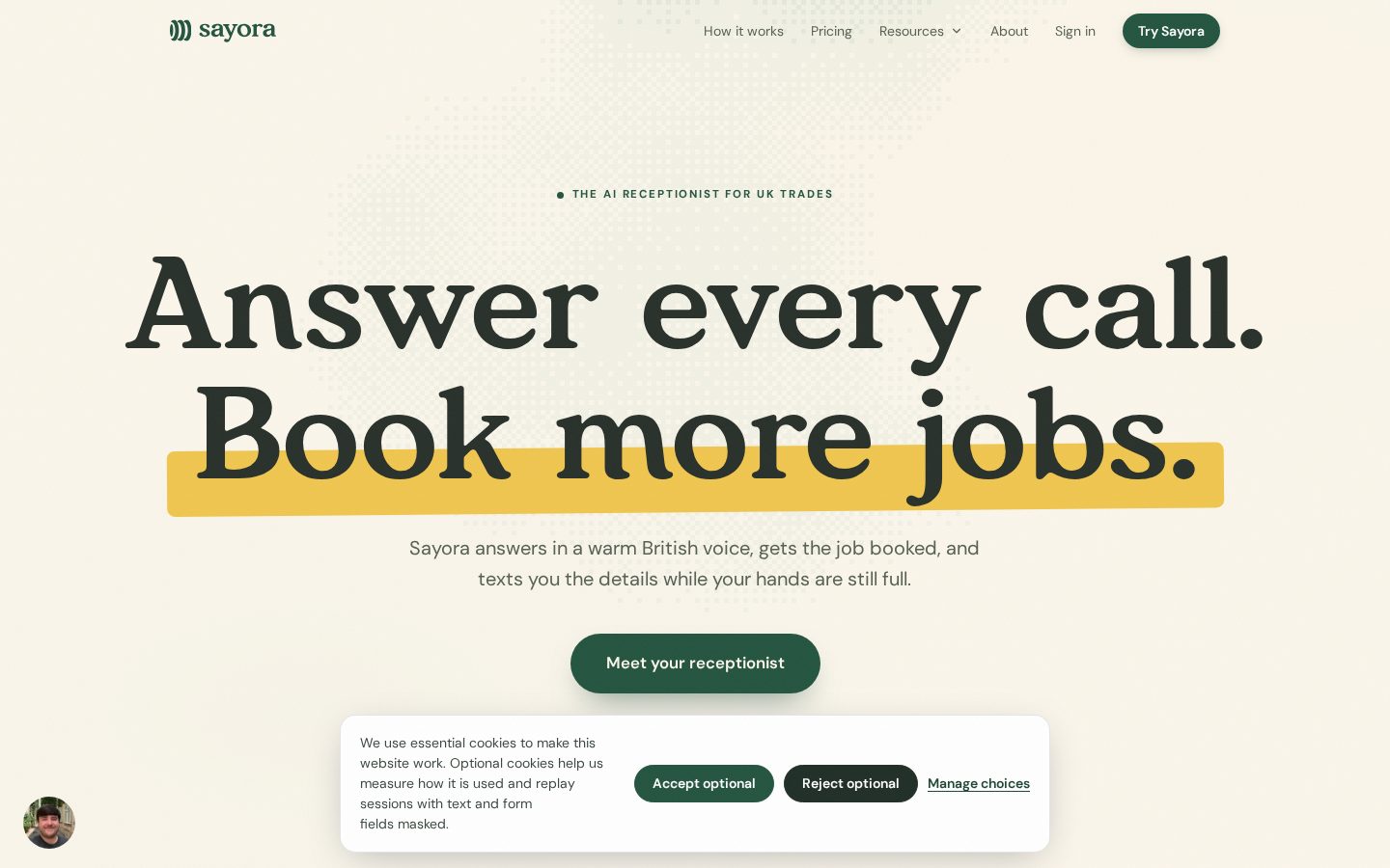 Sayora Homepage