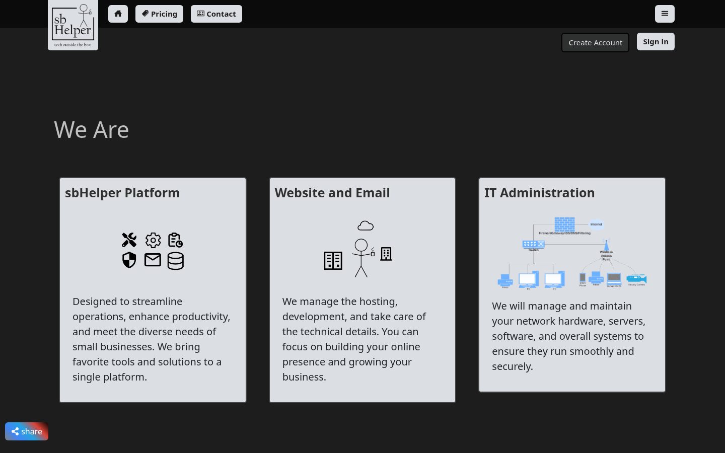 SBHelper Homepage