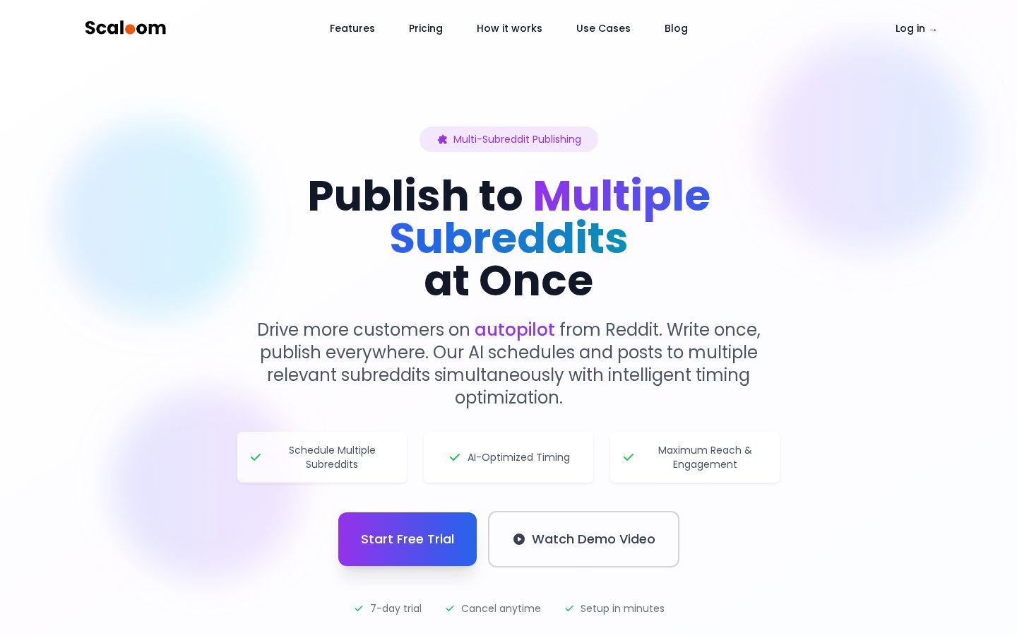 Scaloom Homepage