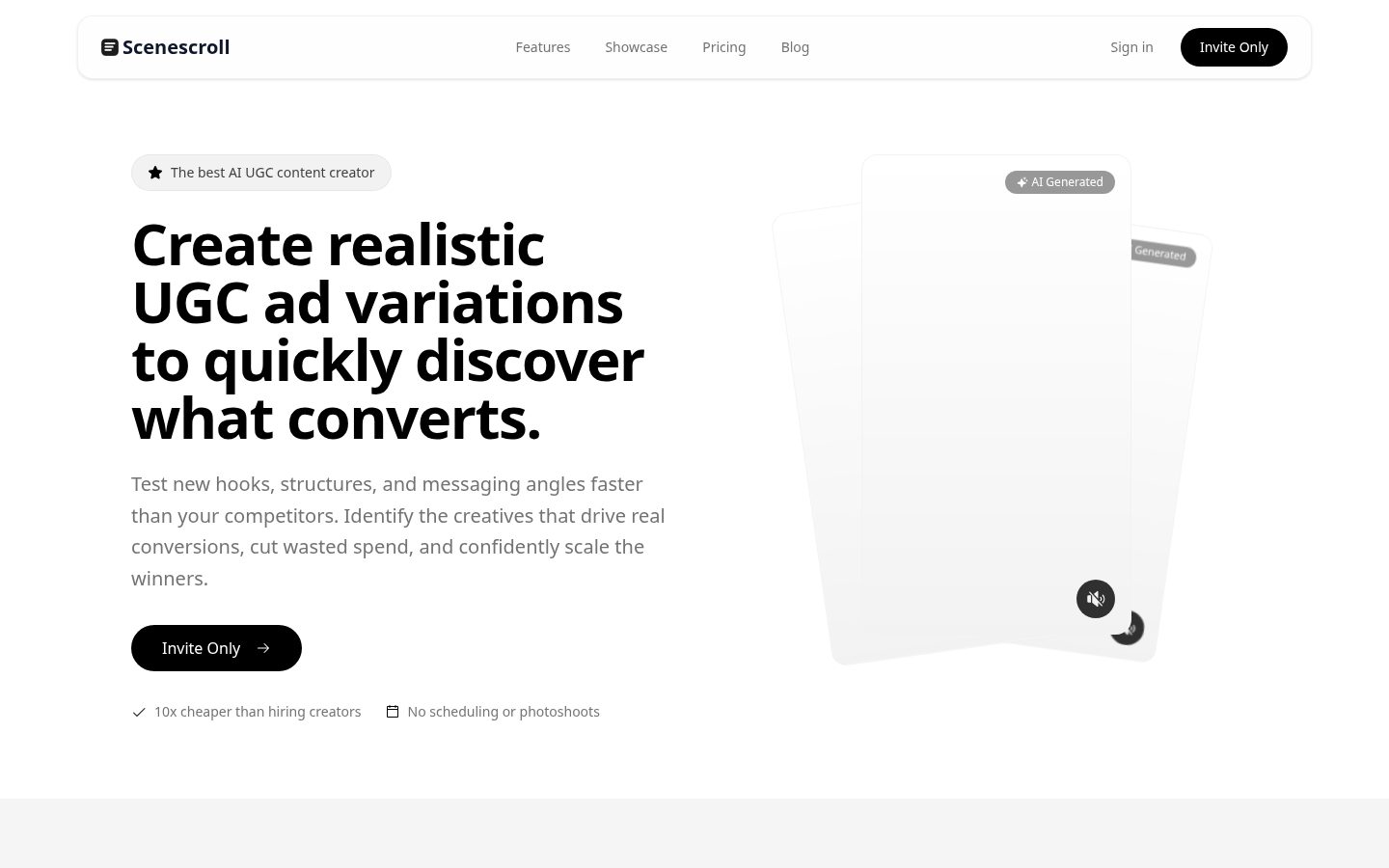Scenescroll Homepage
