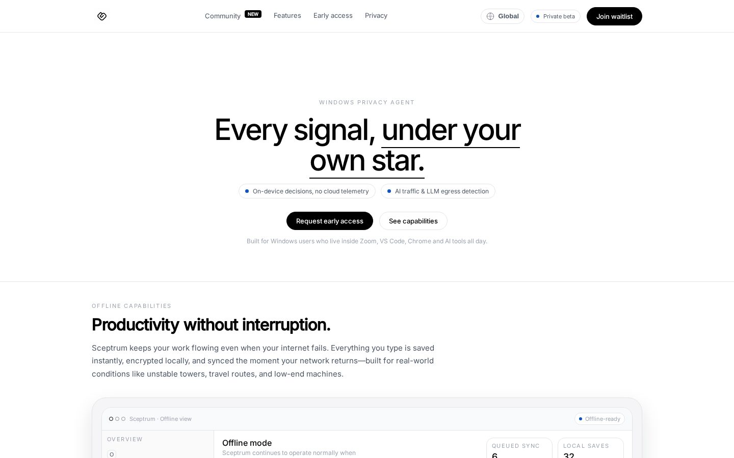 Sceptrum Homepage