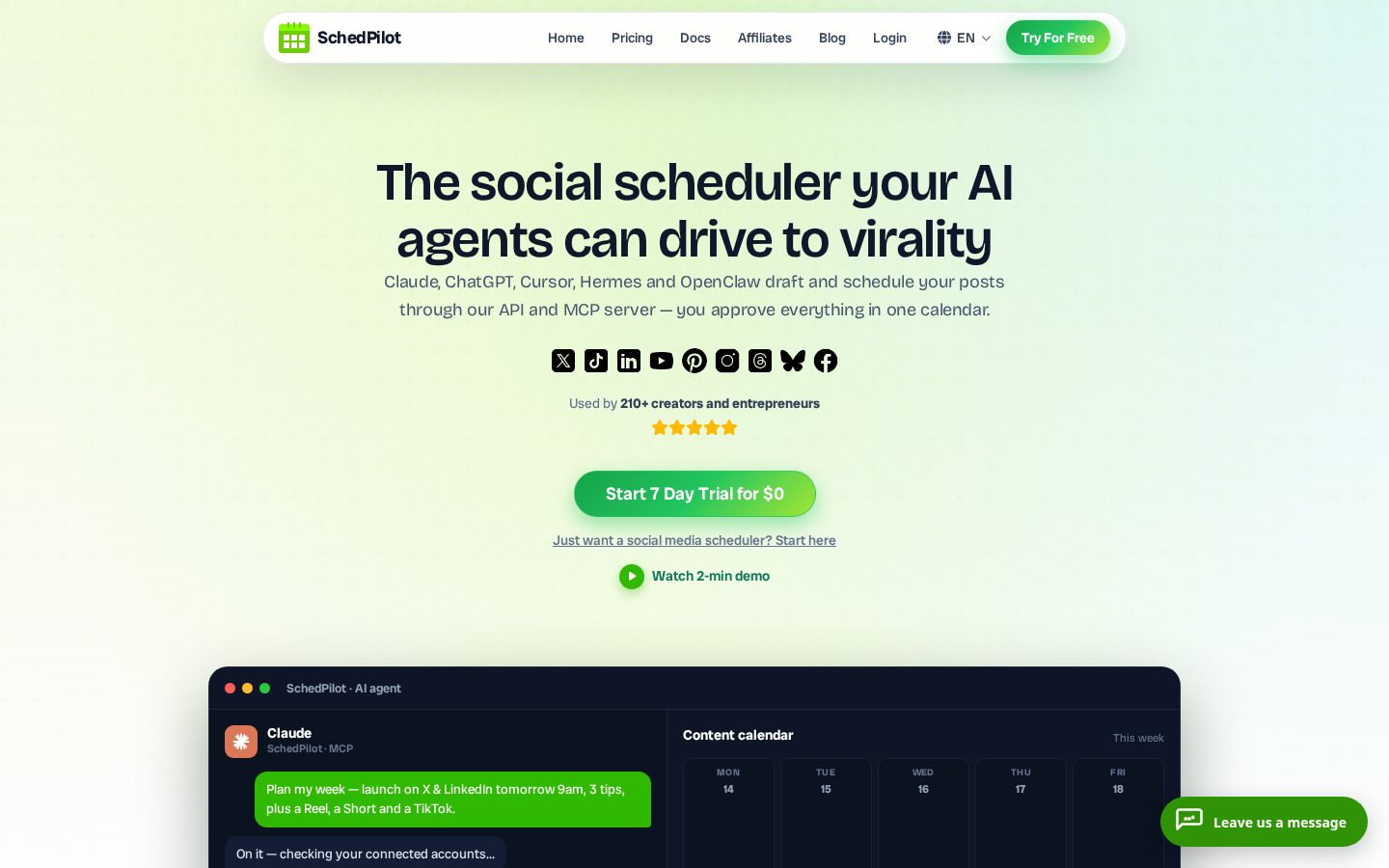 SchedPilot Homepage
