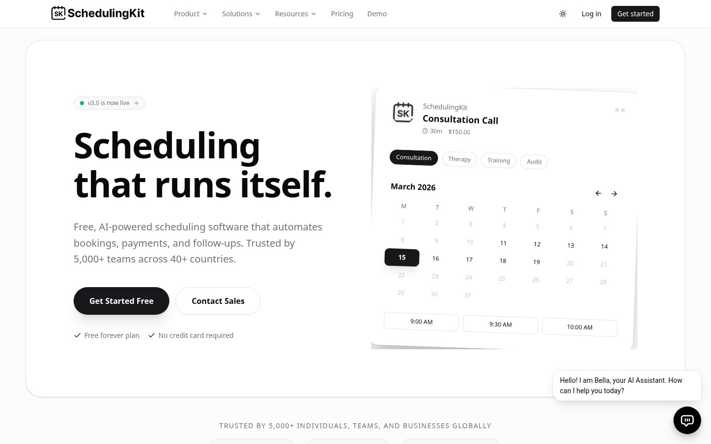 SchedulingKit Homepage