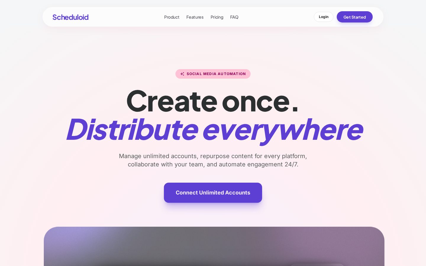 Scheduloid Homepage