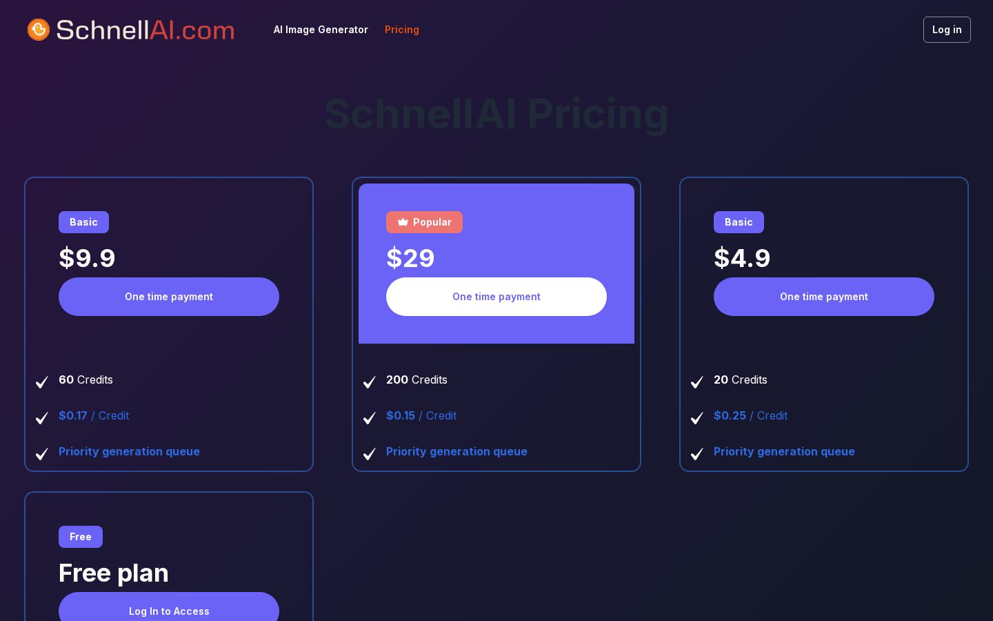 SchnellAI Pricing