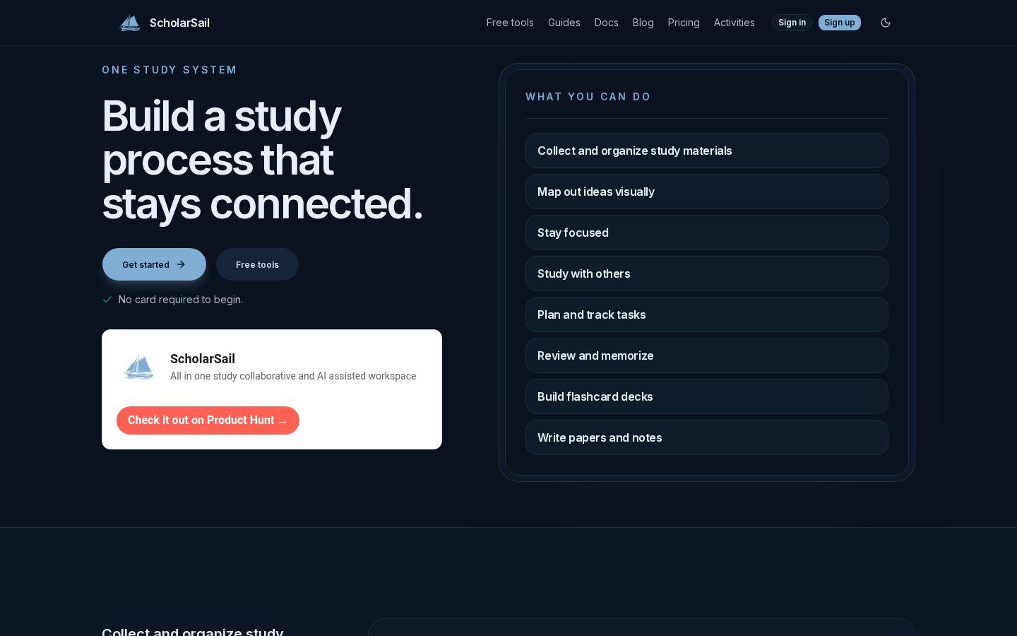 ScholarSail Homepage
