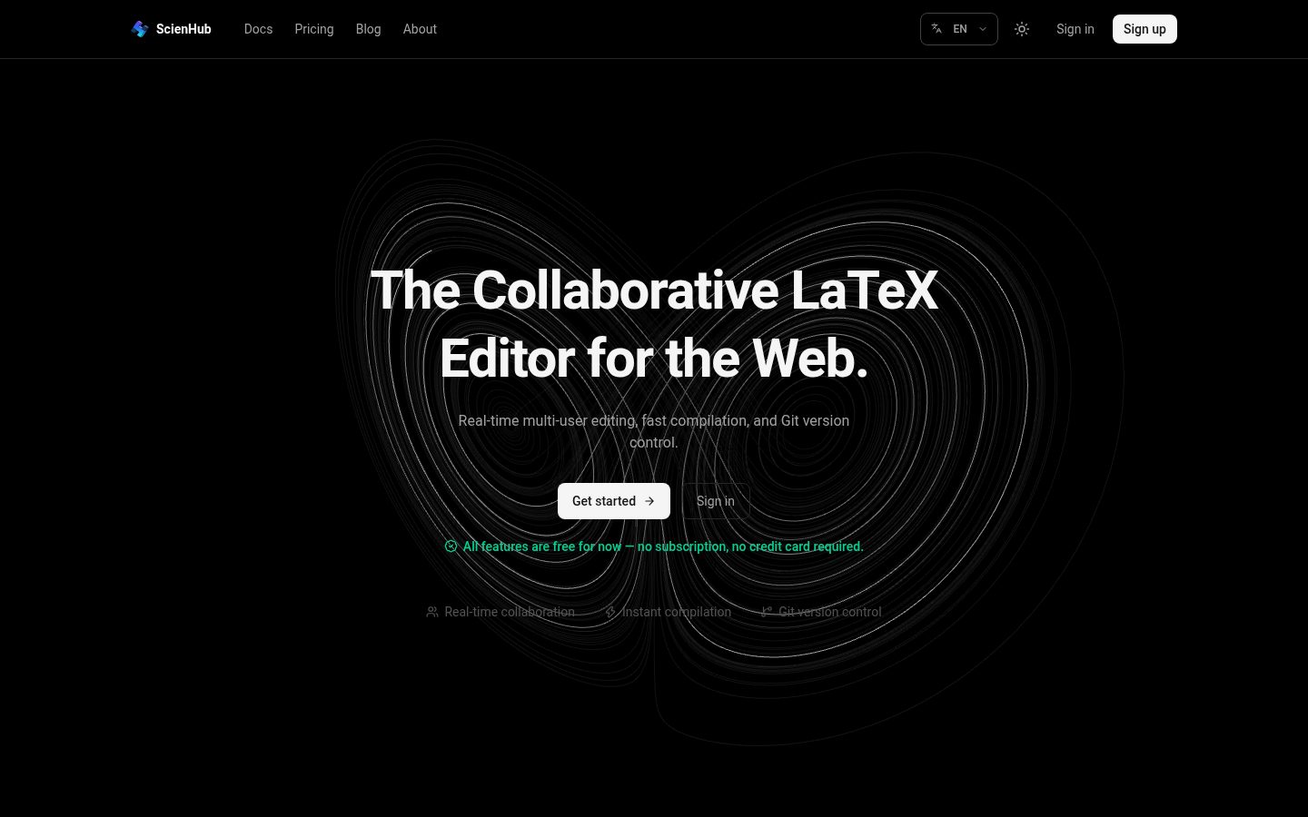 ScienHub Homepage