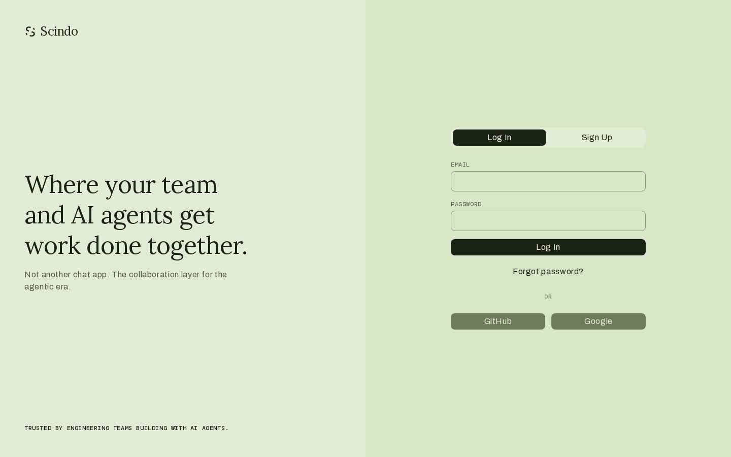 Scindo Homepage
