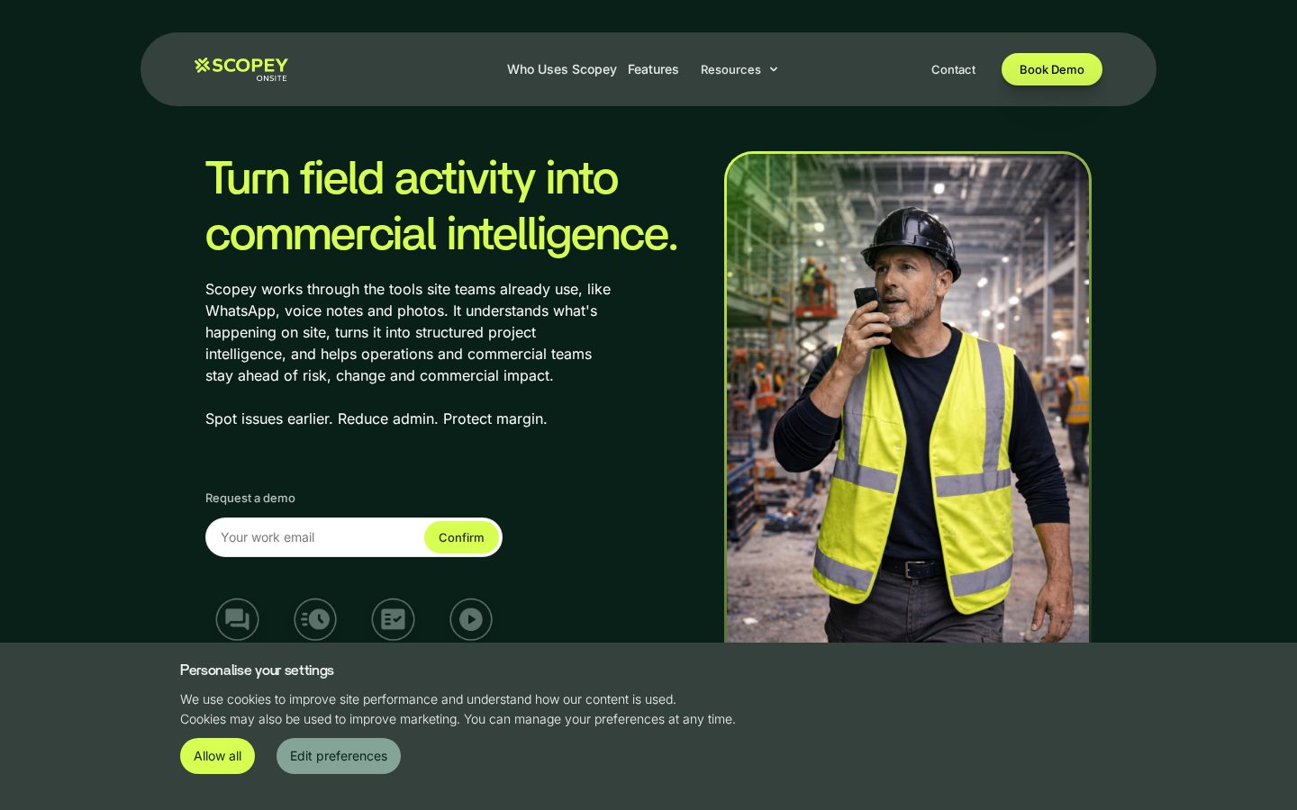 Scopey Onsite Homepage
