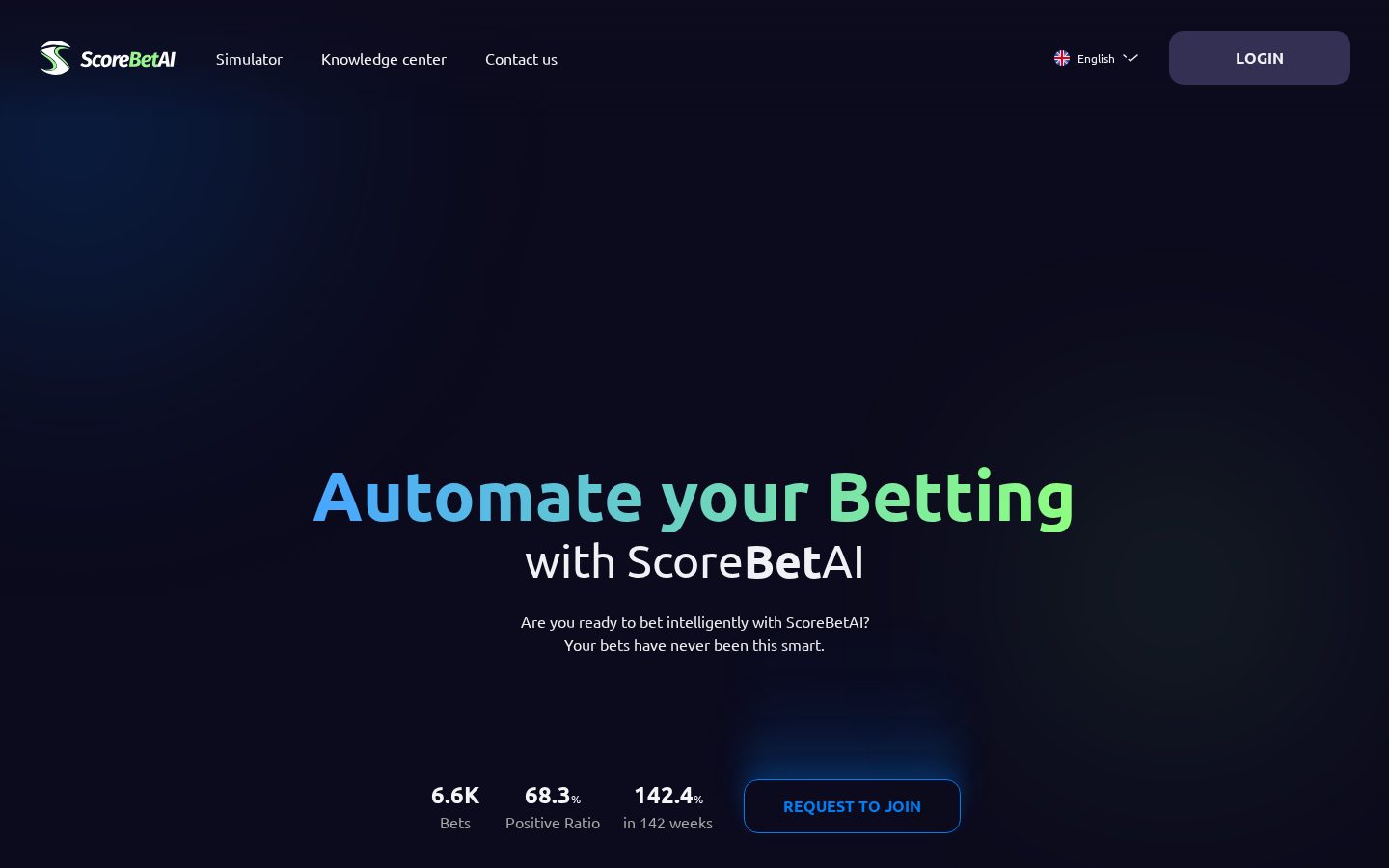 ScoreBetAI Homepage