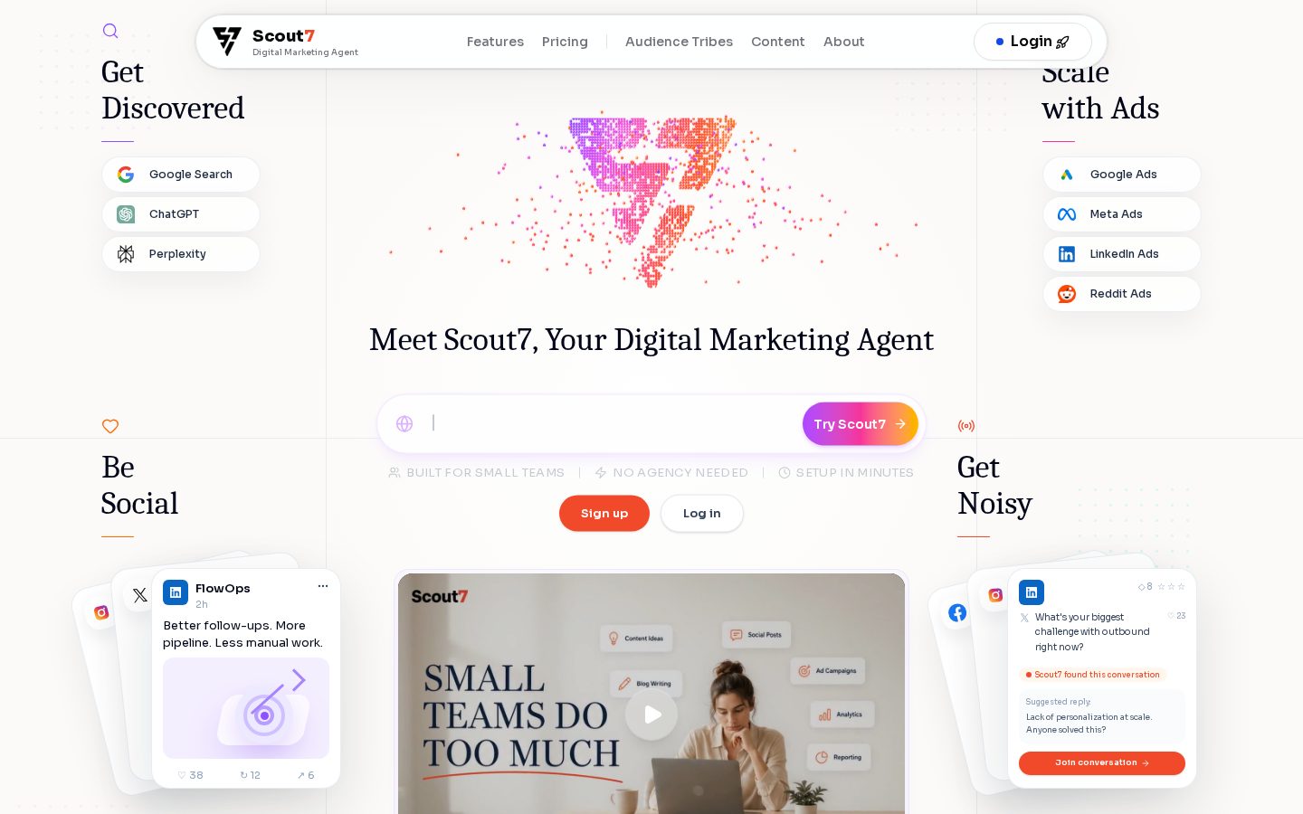 Scout7 Homepage