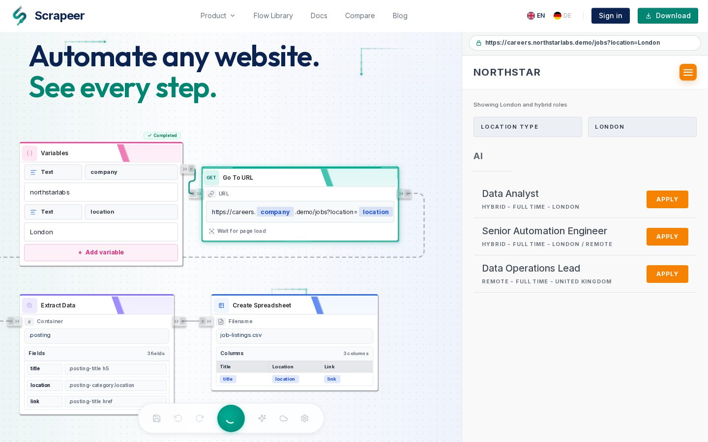 Scrapeer Homepage