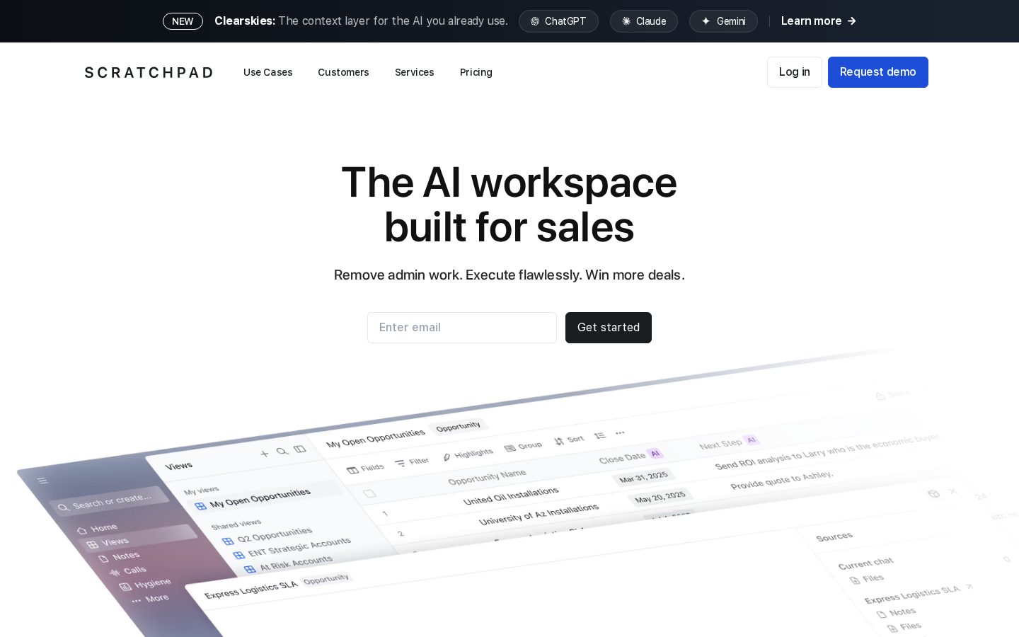 Scratchpad Homepage