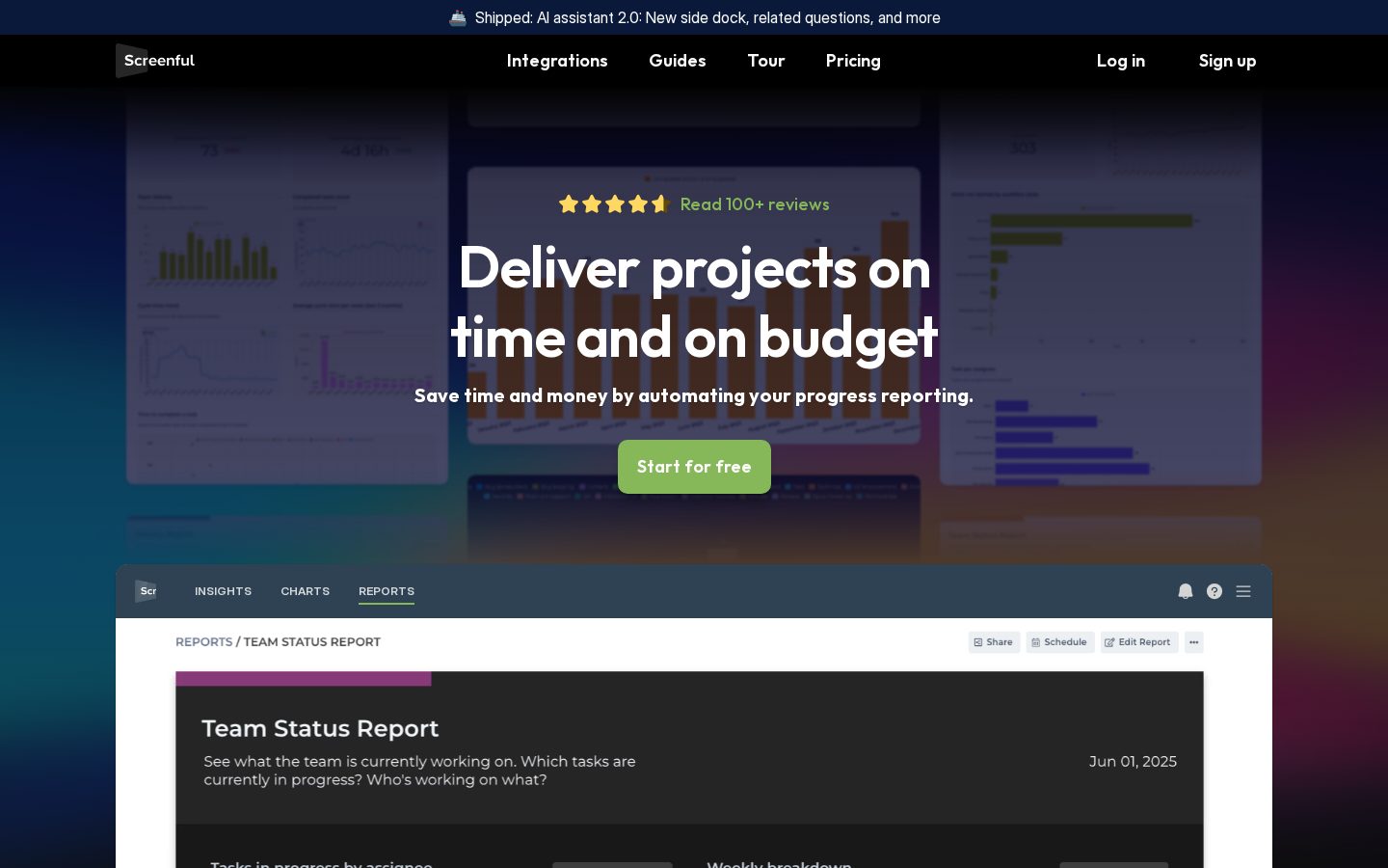 Screenful Homepage