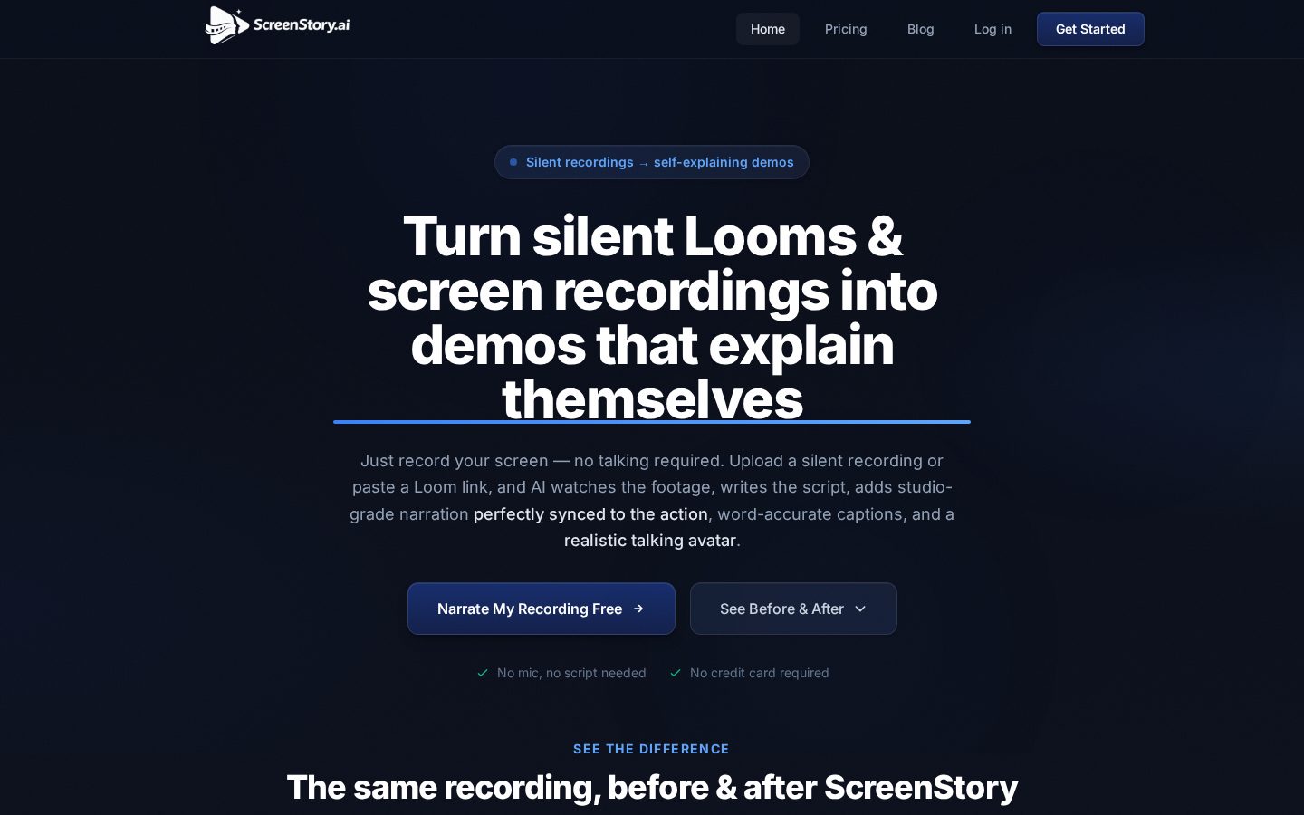 ScreenStory Homepage