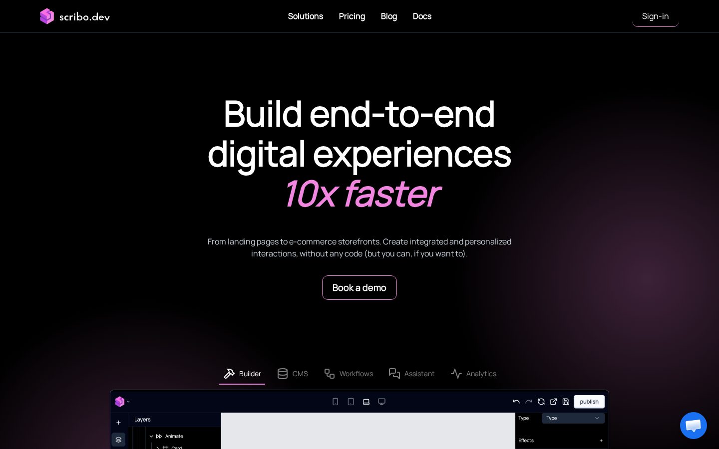 Scribo Homepage