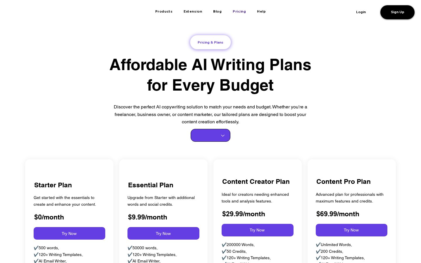 ScriboWriter Pricing