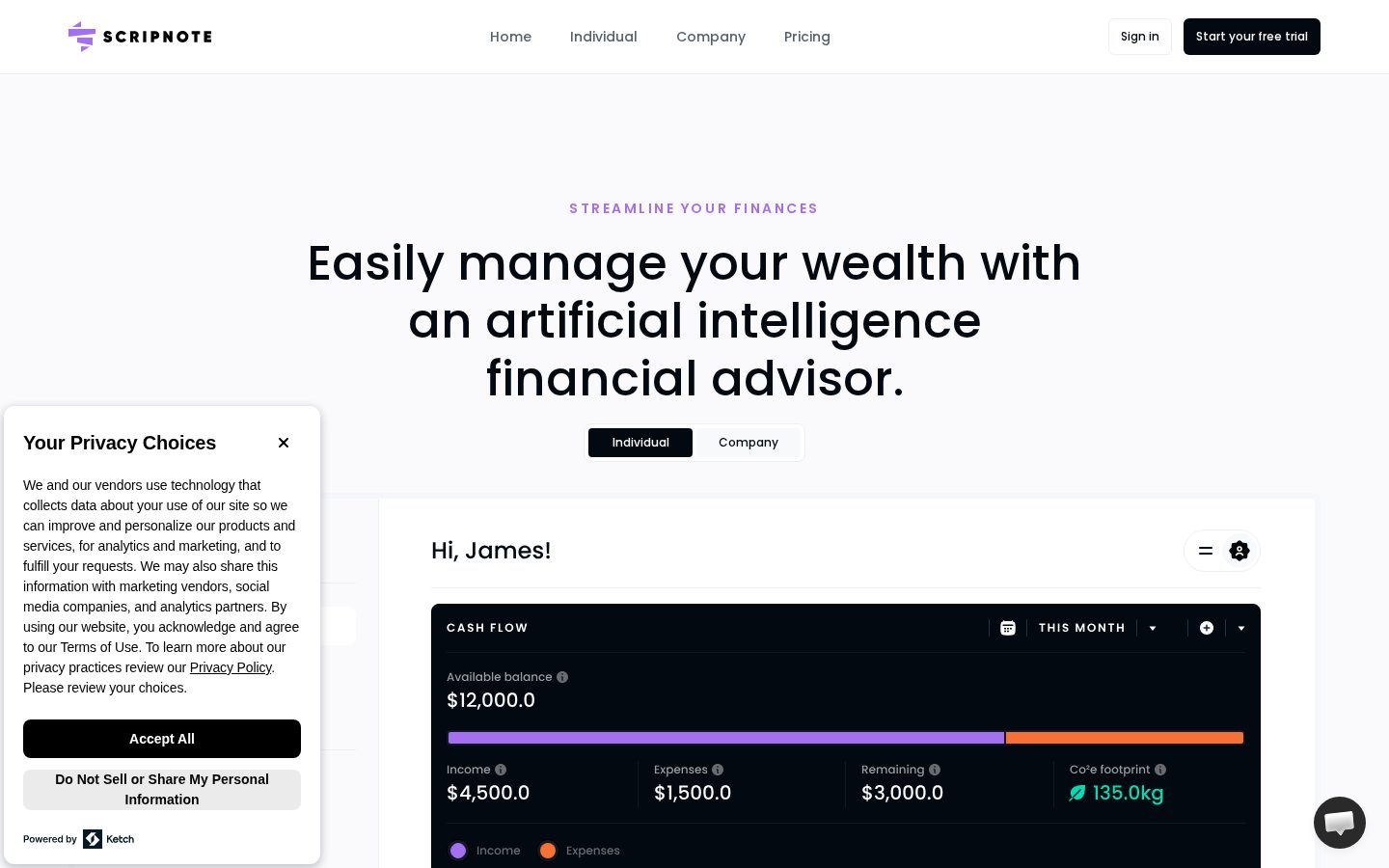 Scripnote Homepage