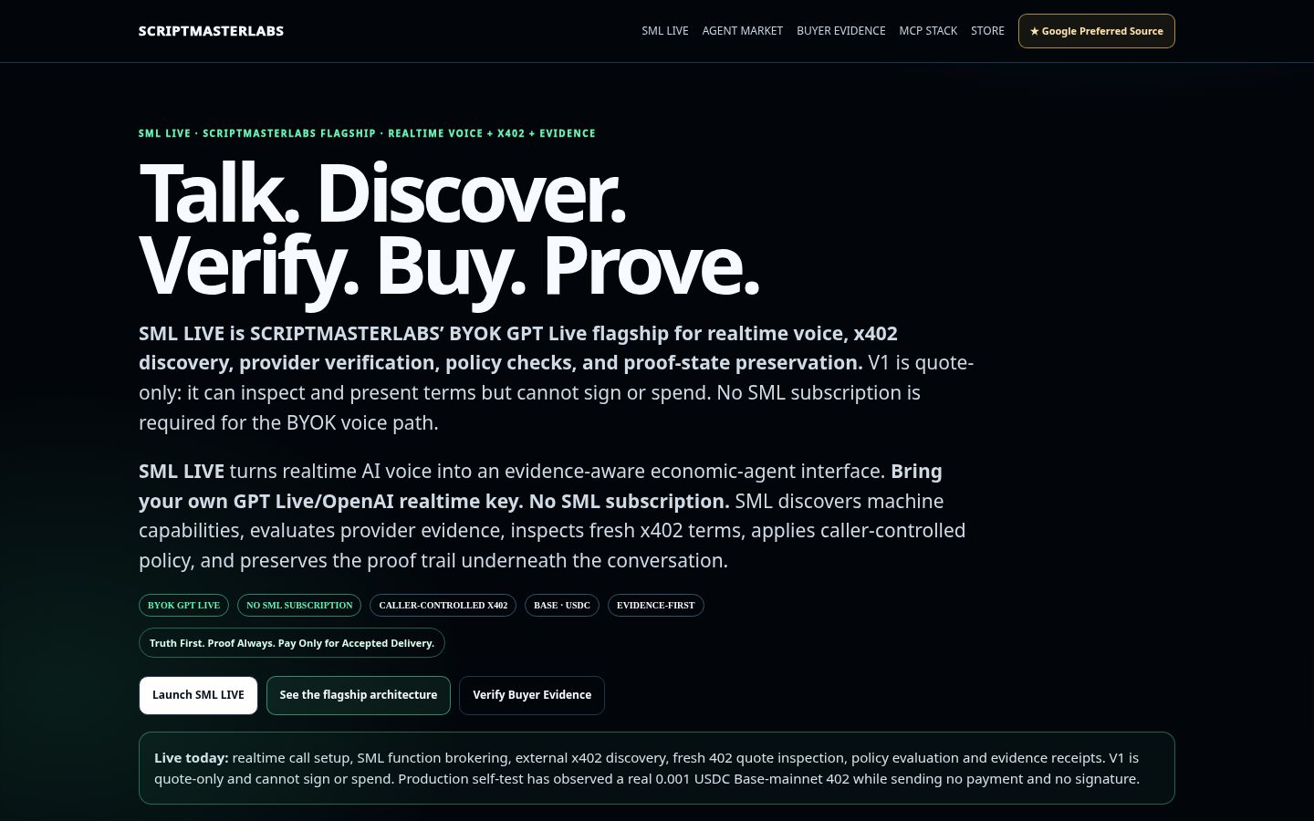 Script Master Labs Homepage