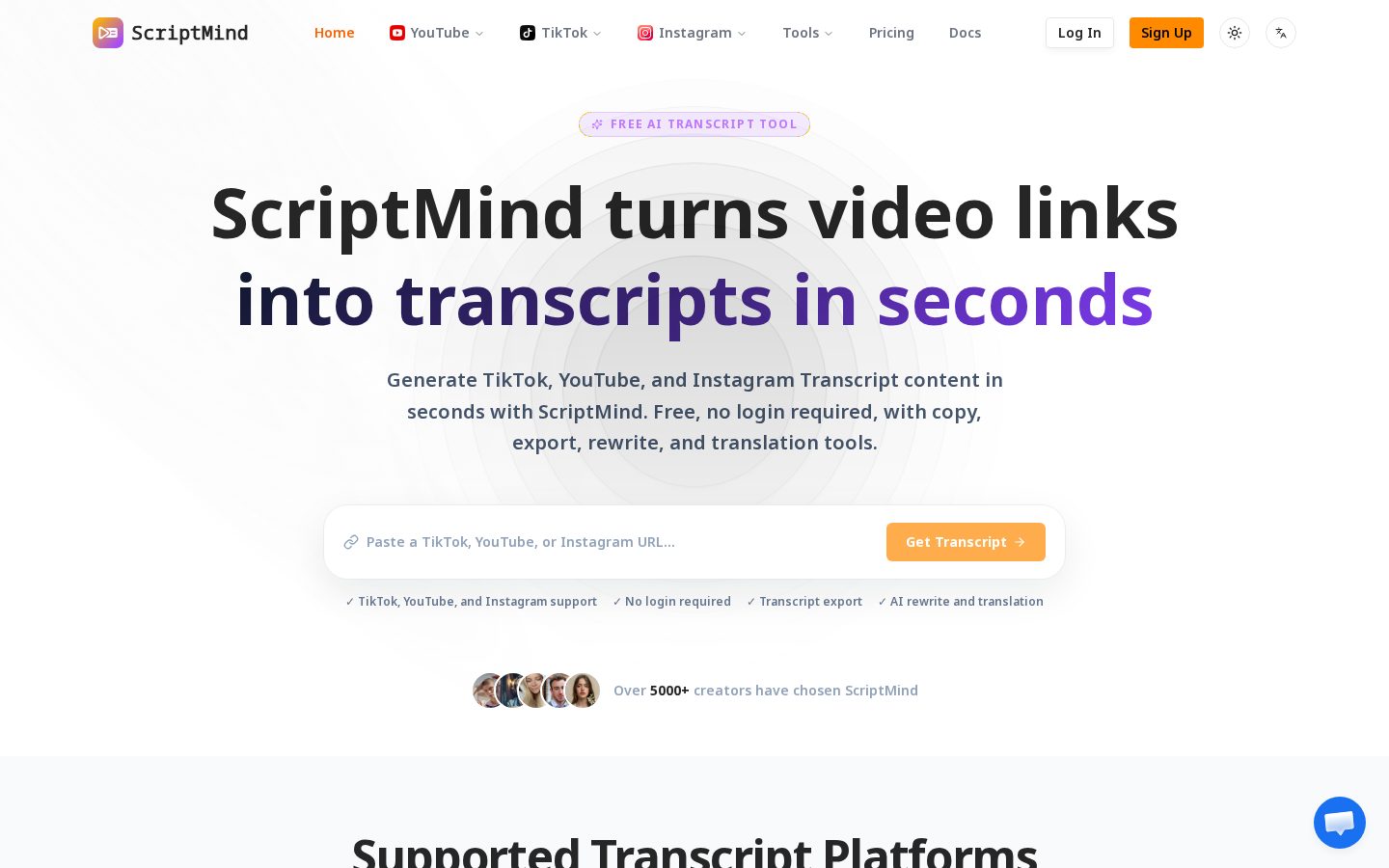 ScriptMind Homepage