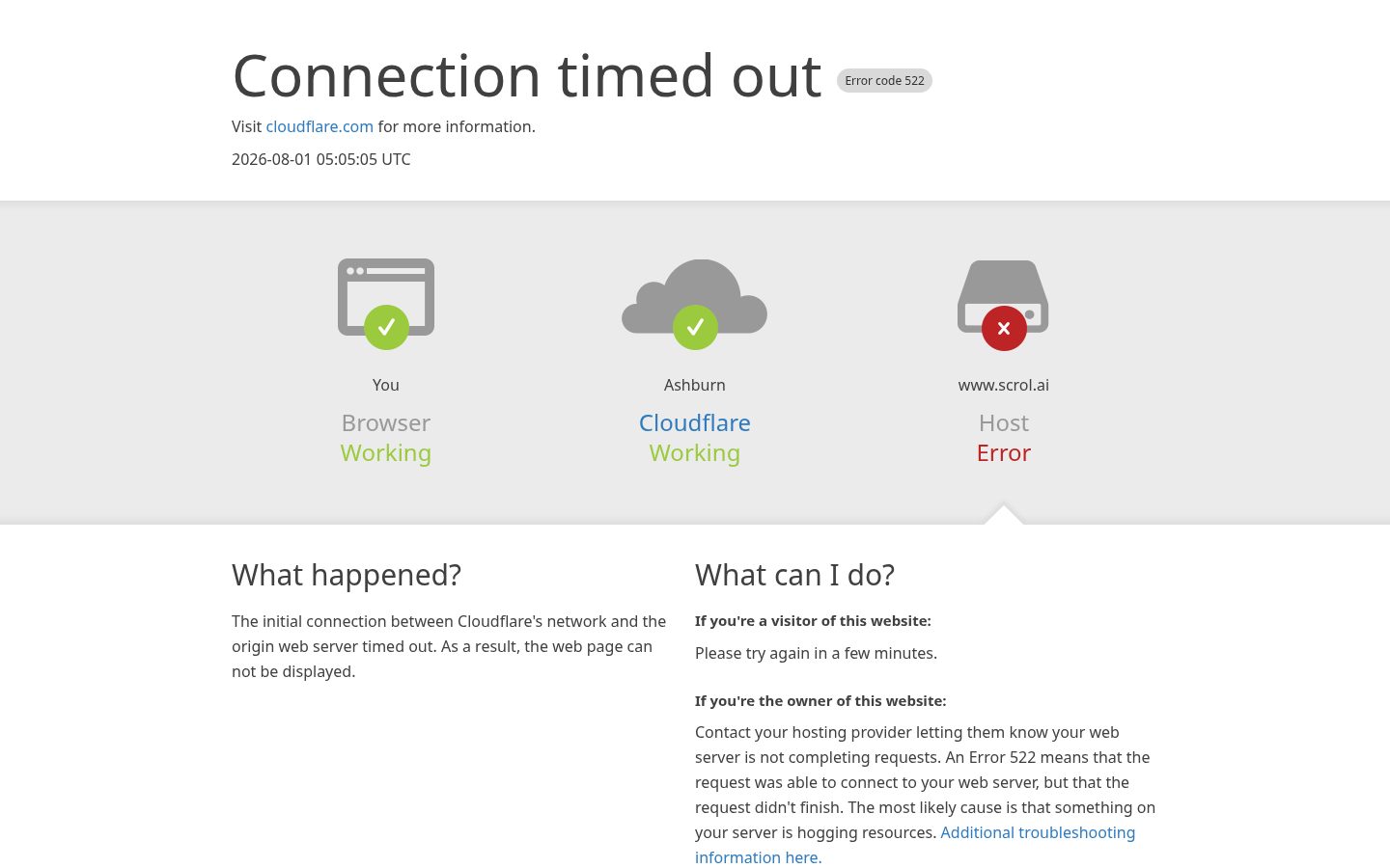 Scrol AI Homepage