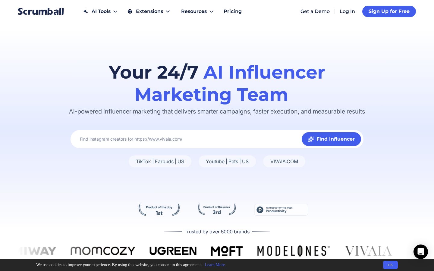 Scrumball Homepage