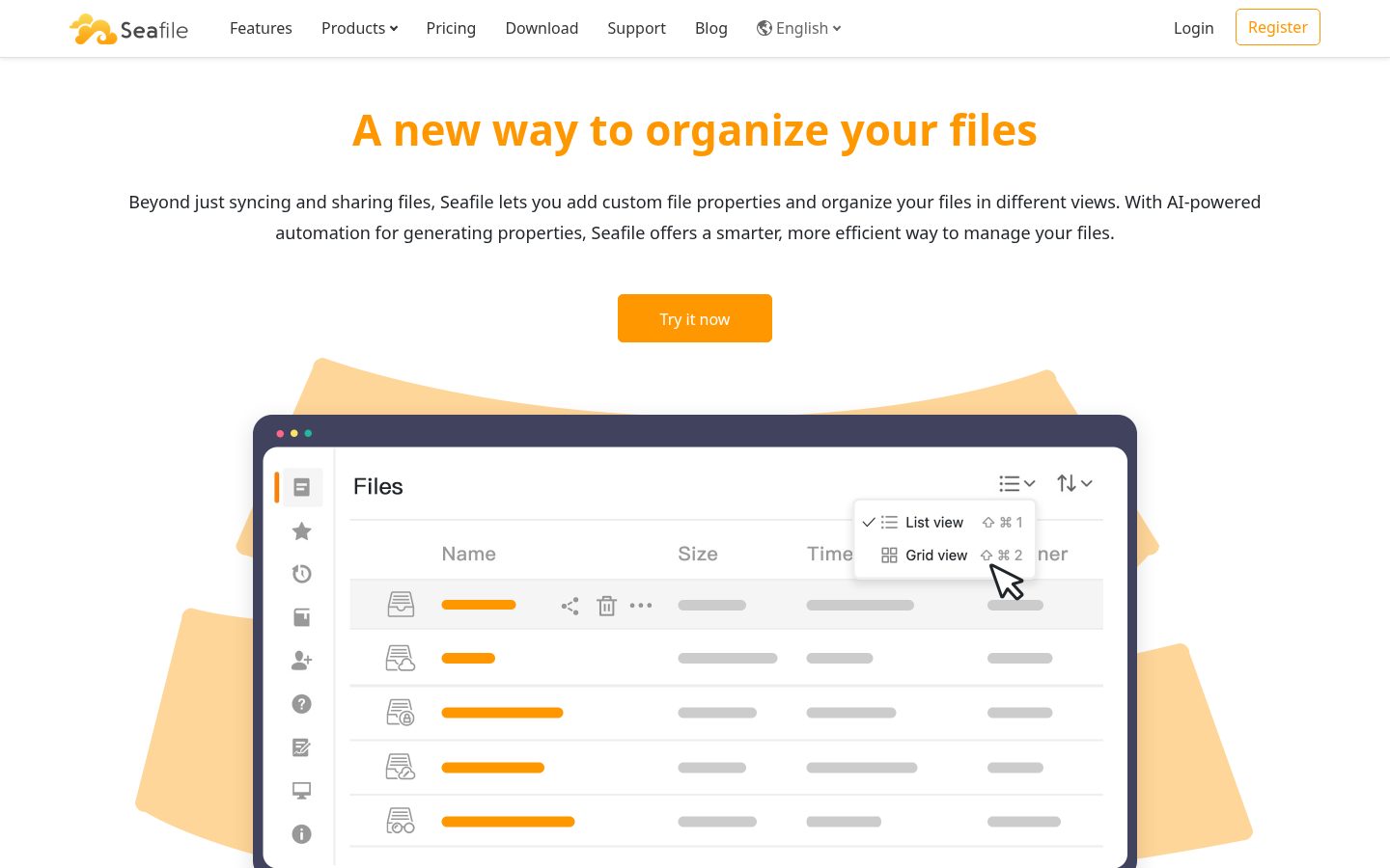 Seafile 13 Homepage