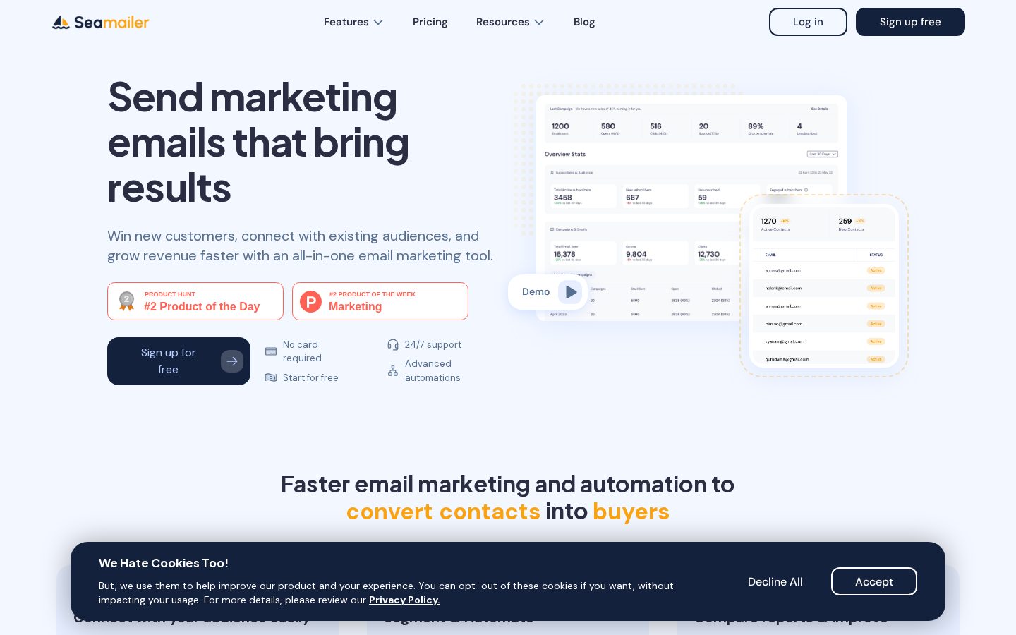 Seamailer Homepage