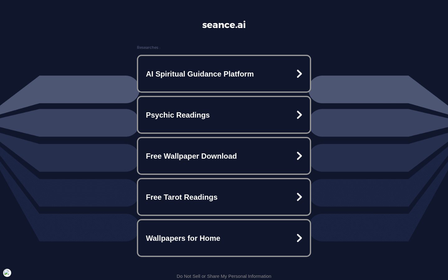Seance AI Homepage