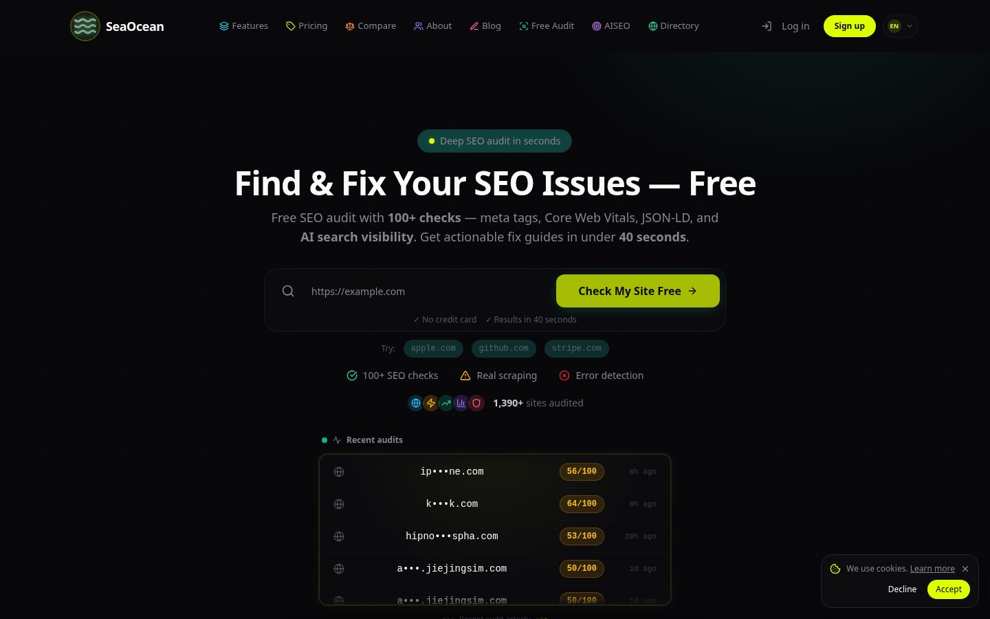 SeaOcean Homepage
