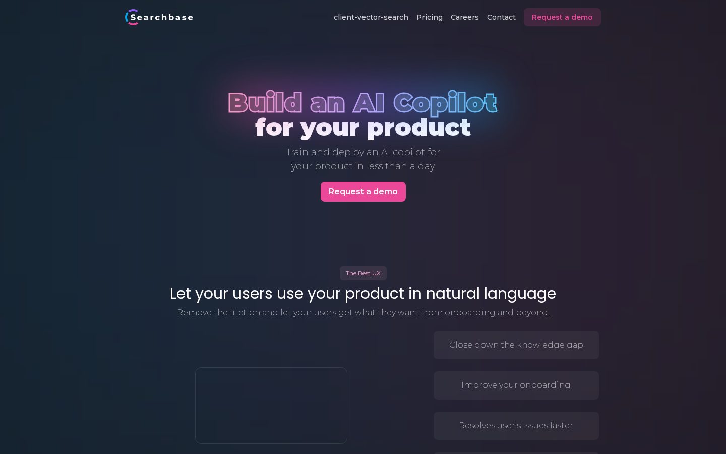 Searchbase Homepage