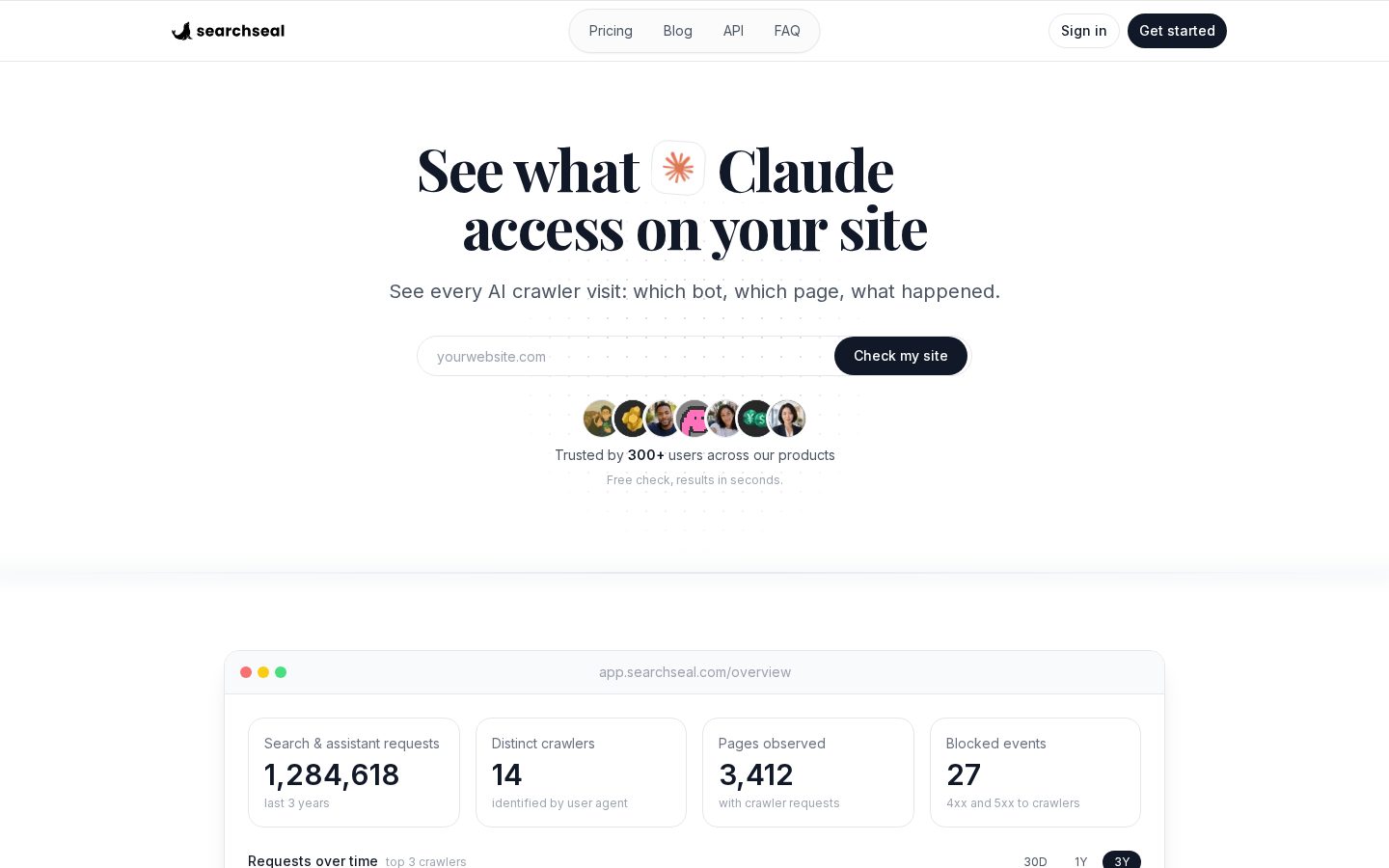 SearchSeal Homepage