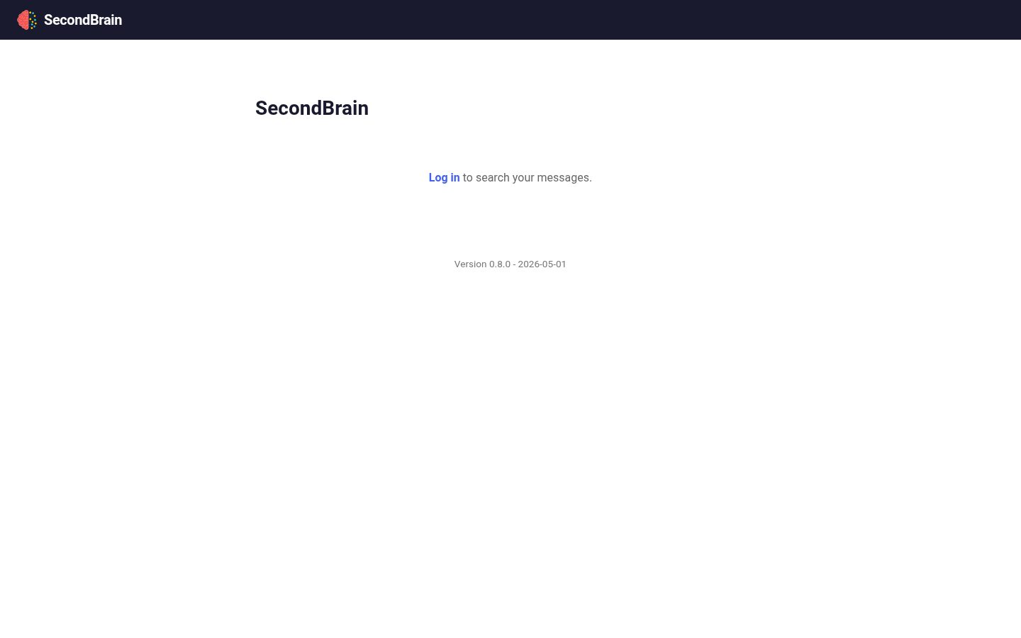 Second Brain Labs Homepage