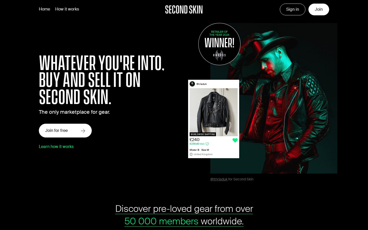 Second Skin Homepage