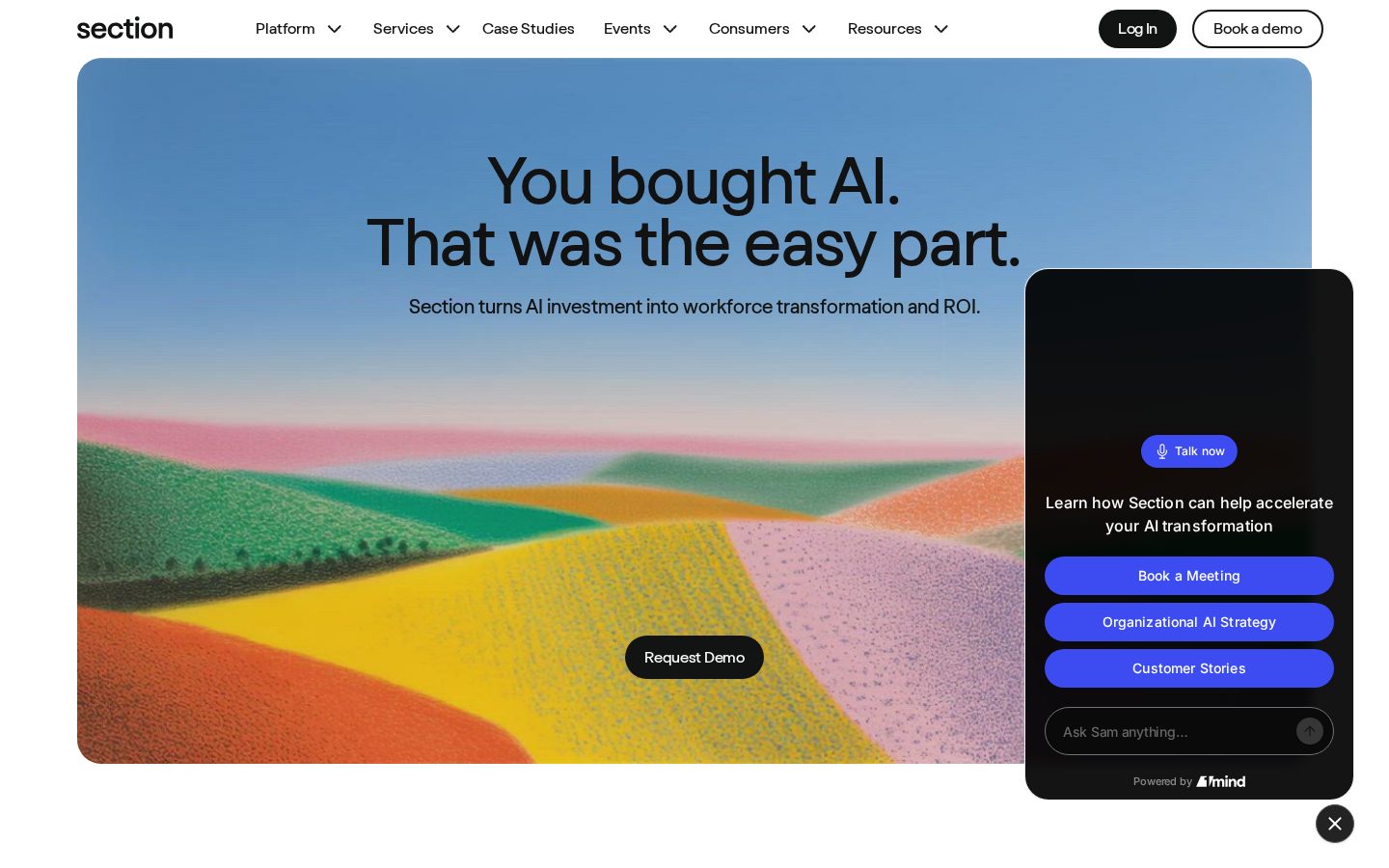 Section AI Homepage