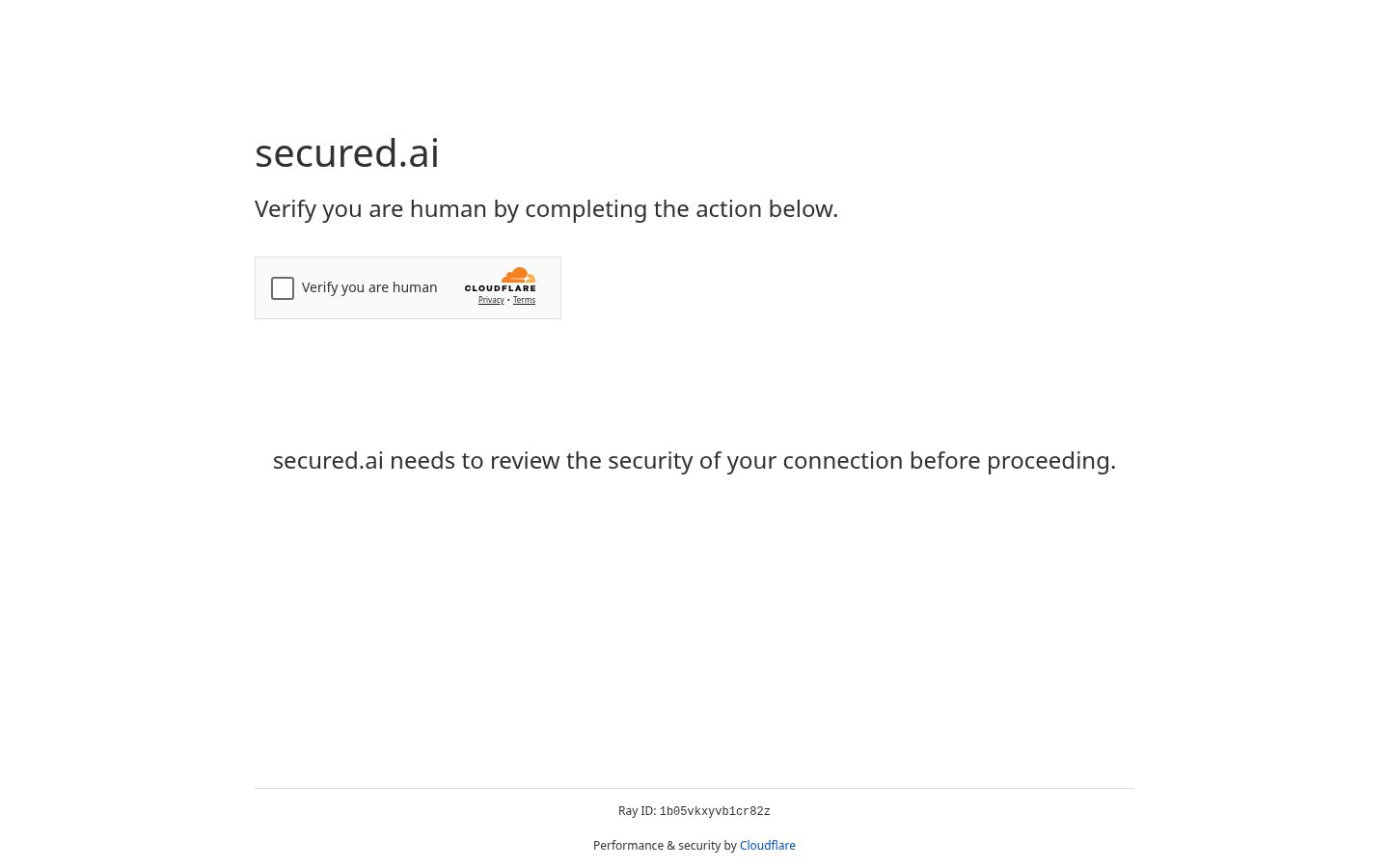 Secured AI Homepage
