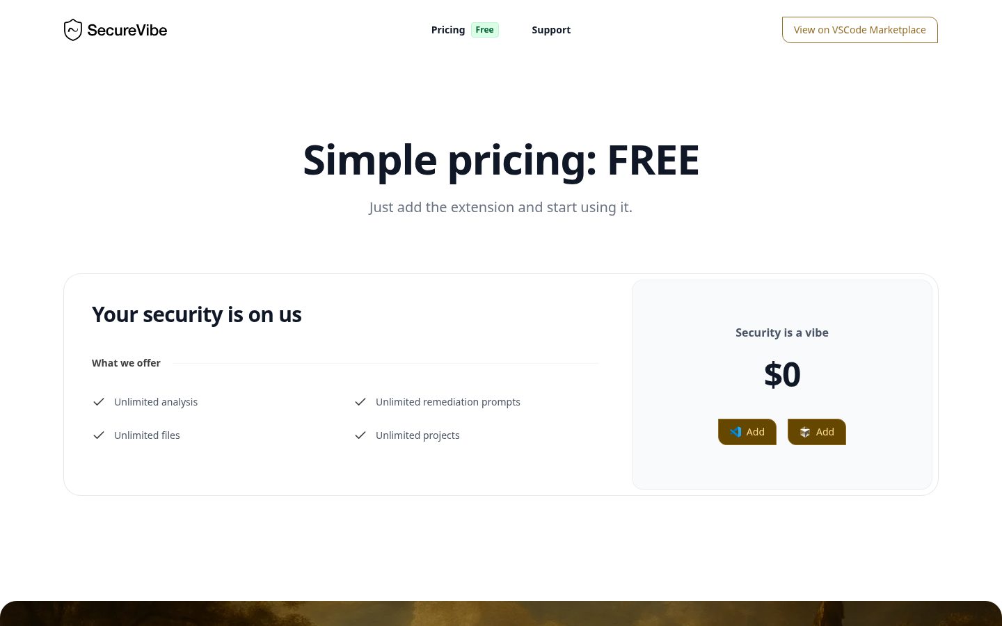 SecureVibe Pricing