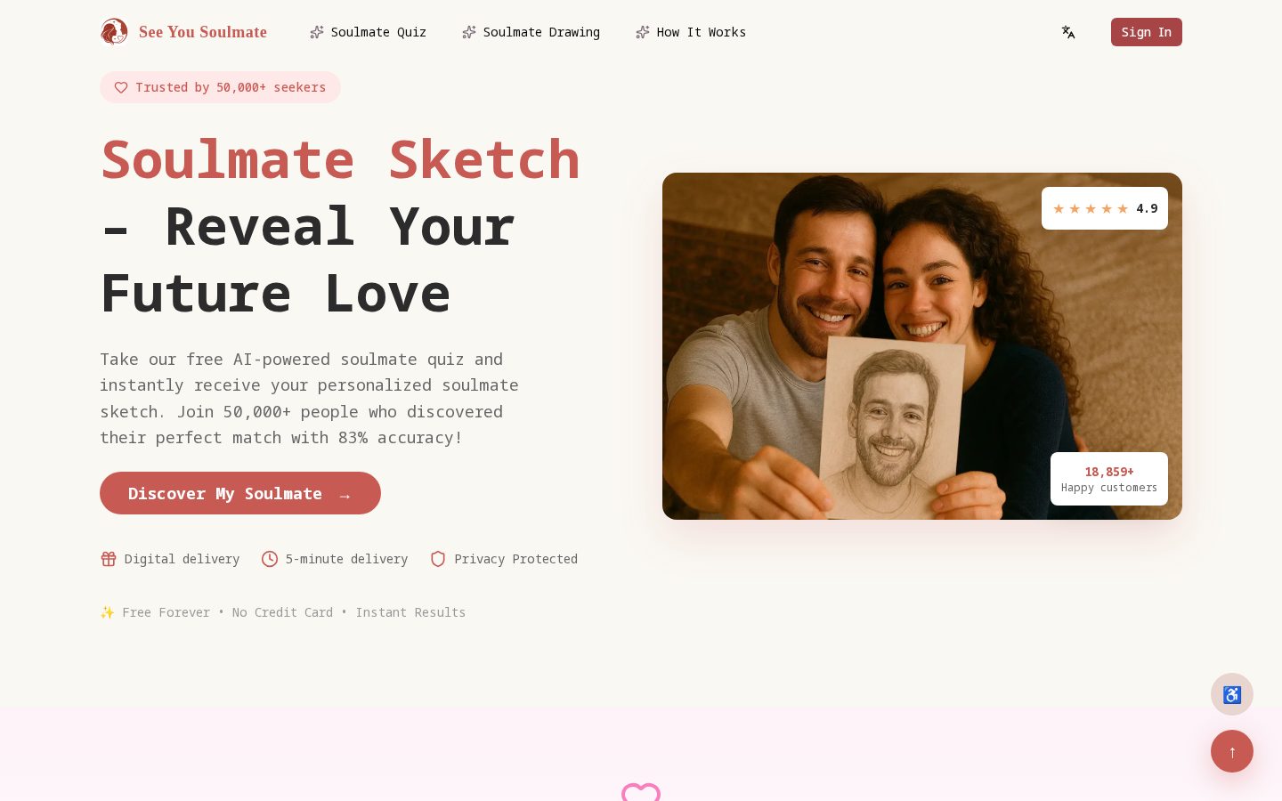 See Your Soulmate Homepage