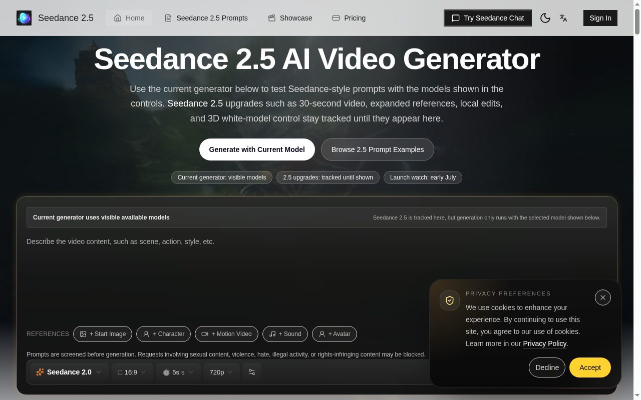 Homepage