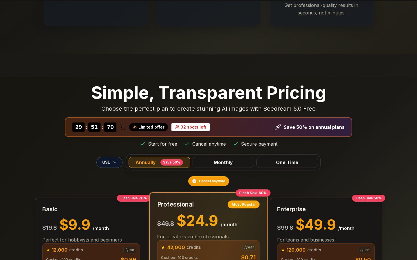 Seedream 5.0 Pricing