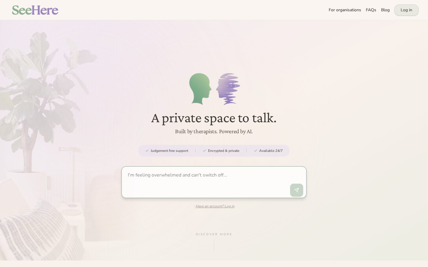 SeeHere Homepage