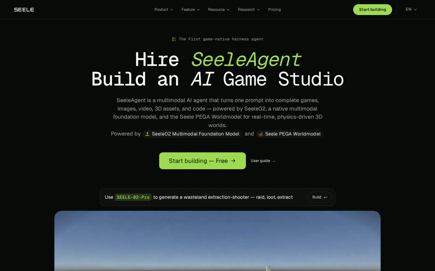 SeeleAgent Homepage