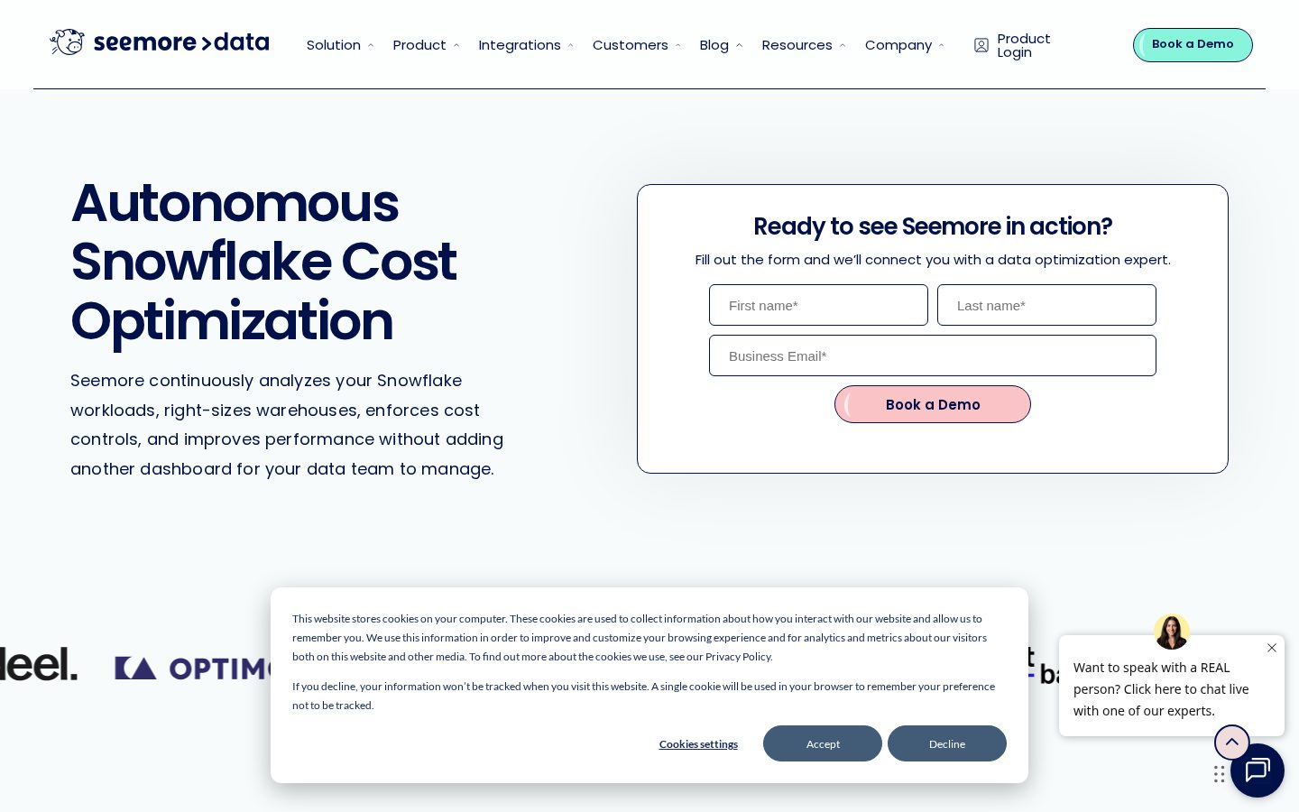 Seemore Data Homepage