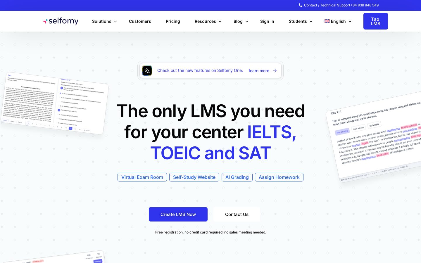 Selfomy Homepage