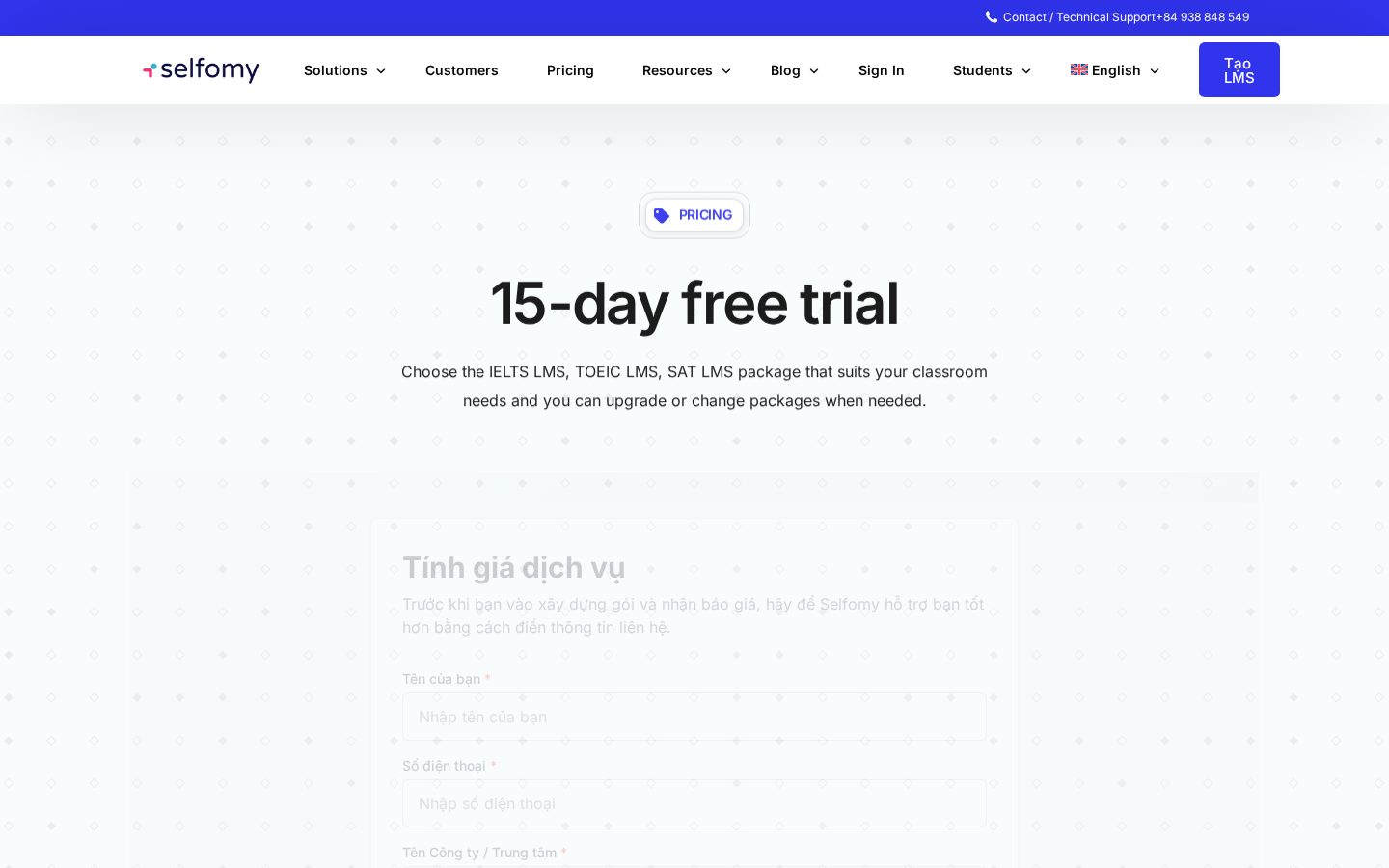 Selfomy Pricing