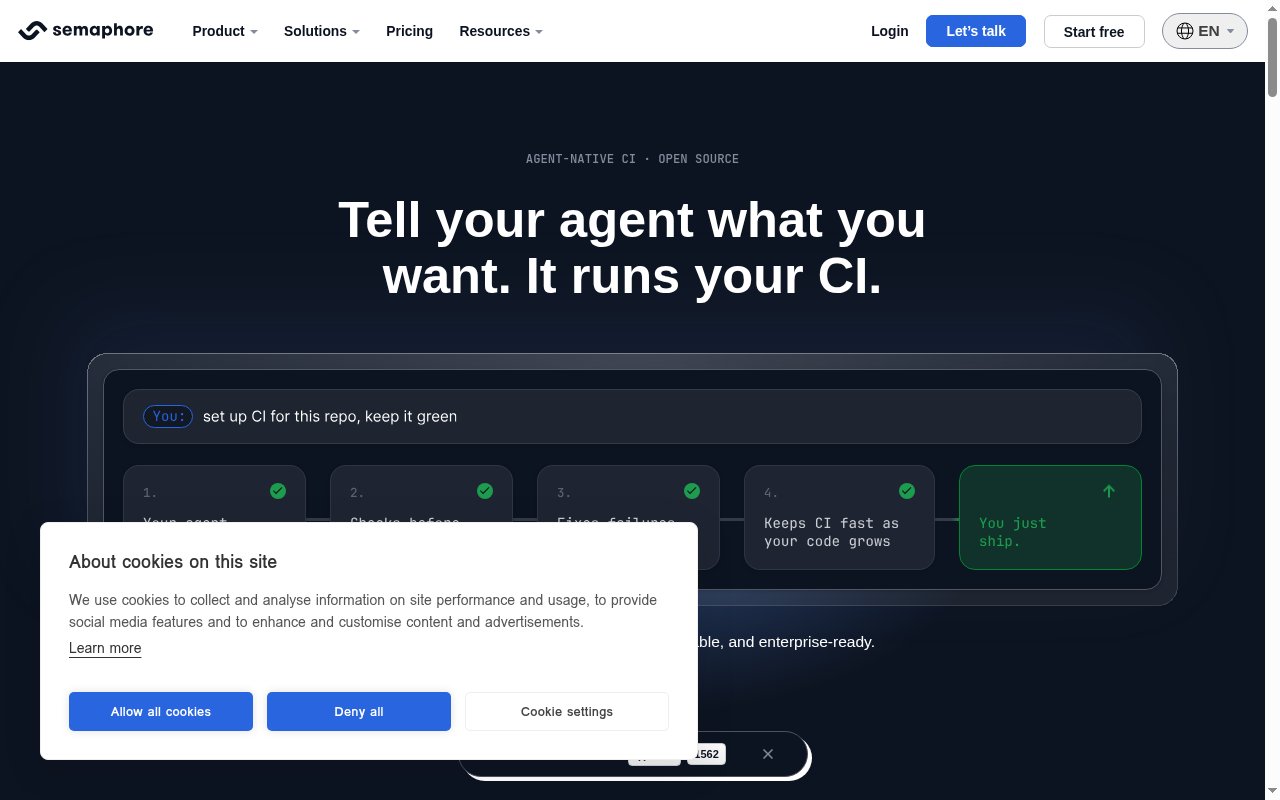 Semaphore homepage