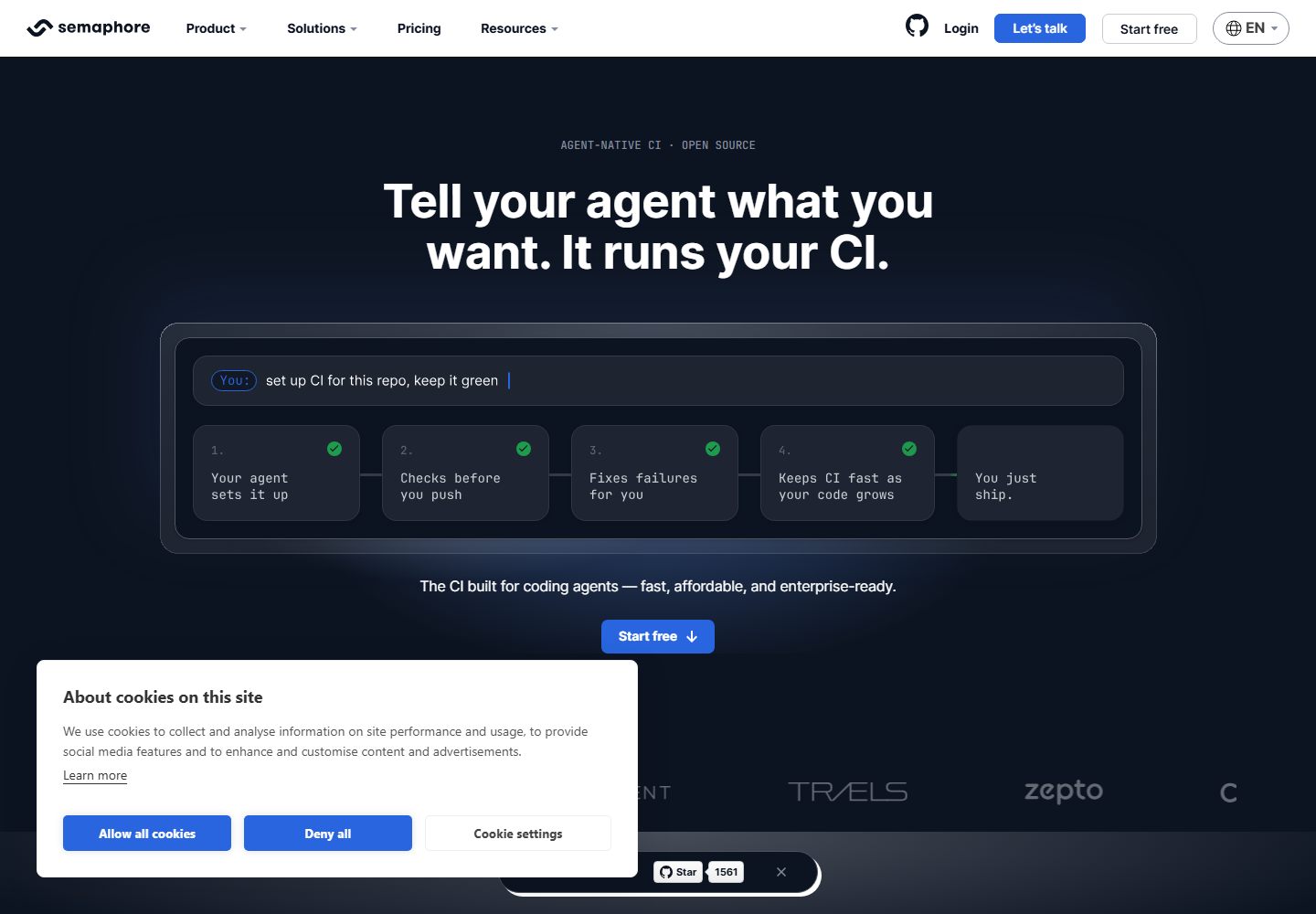 Semaphore homepage