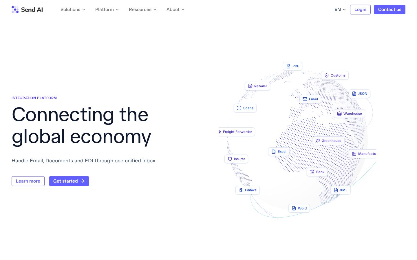 Send AI Homepage